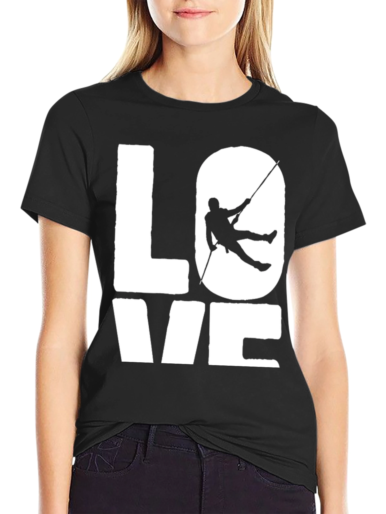 Love to Climb Black T-Shirt