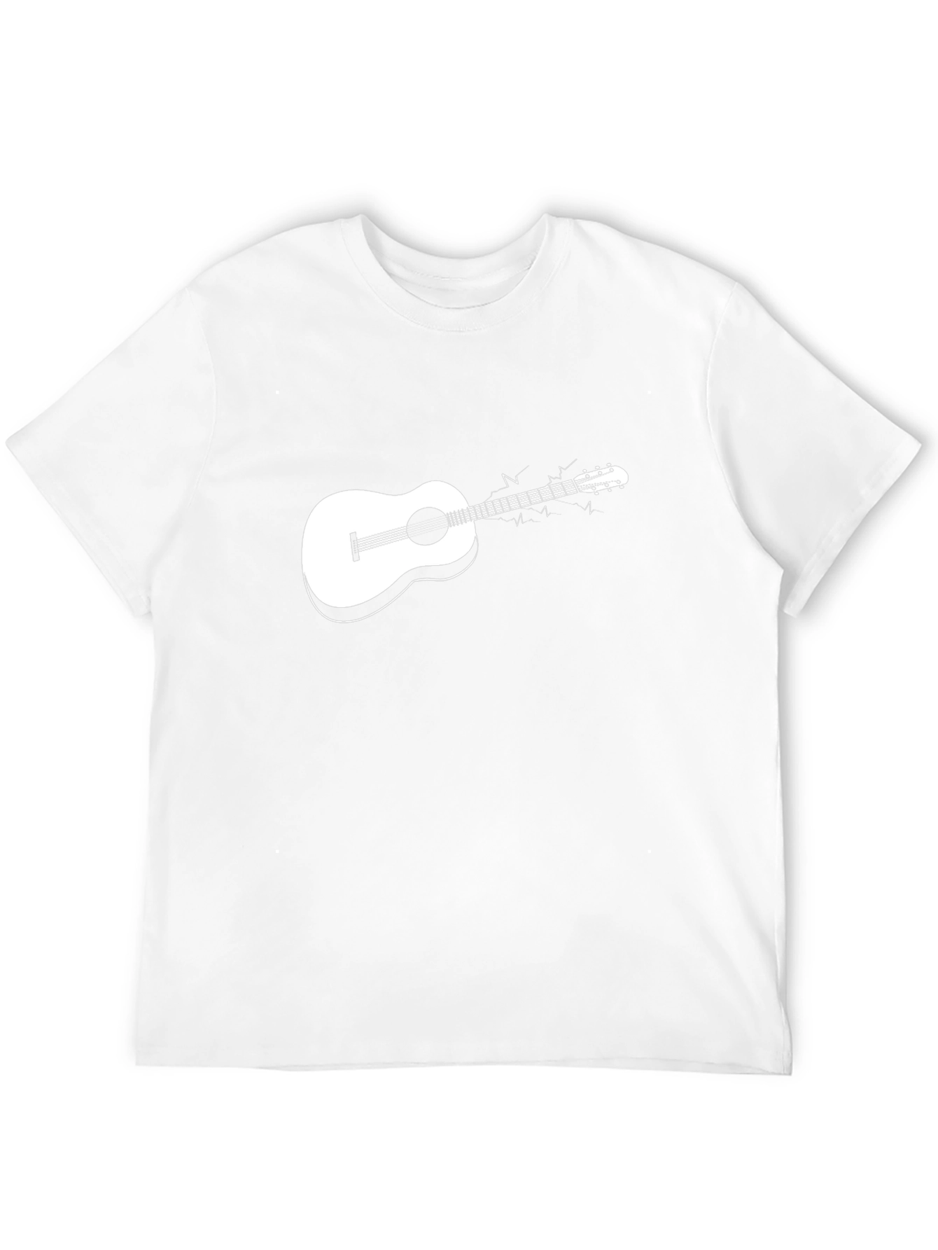 Guitar Graphic Black Tee - Musical Style