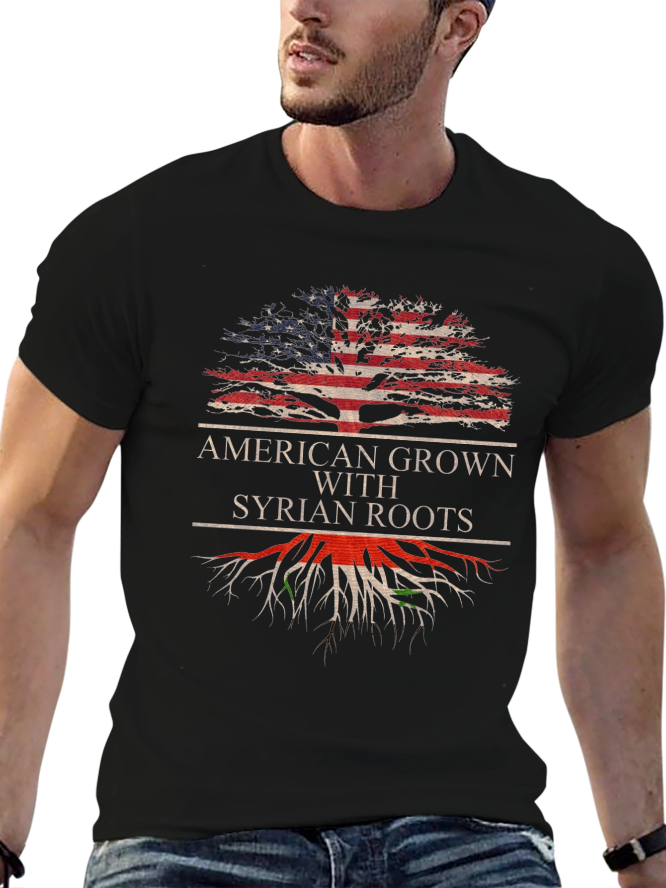 American Grown with Syrian Roots T-Shirt