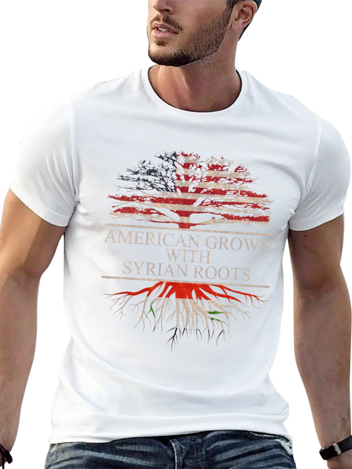 American Grown with Syrian Roots T-Shirt