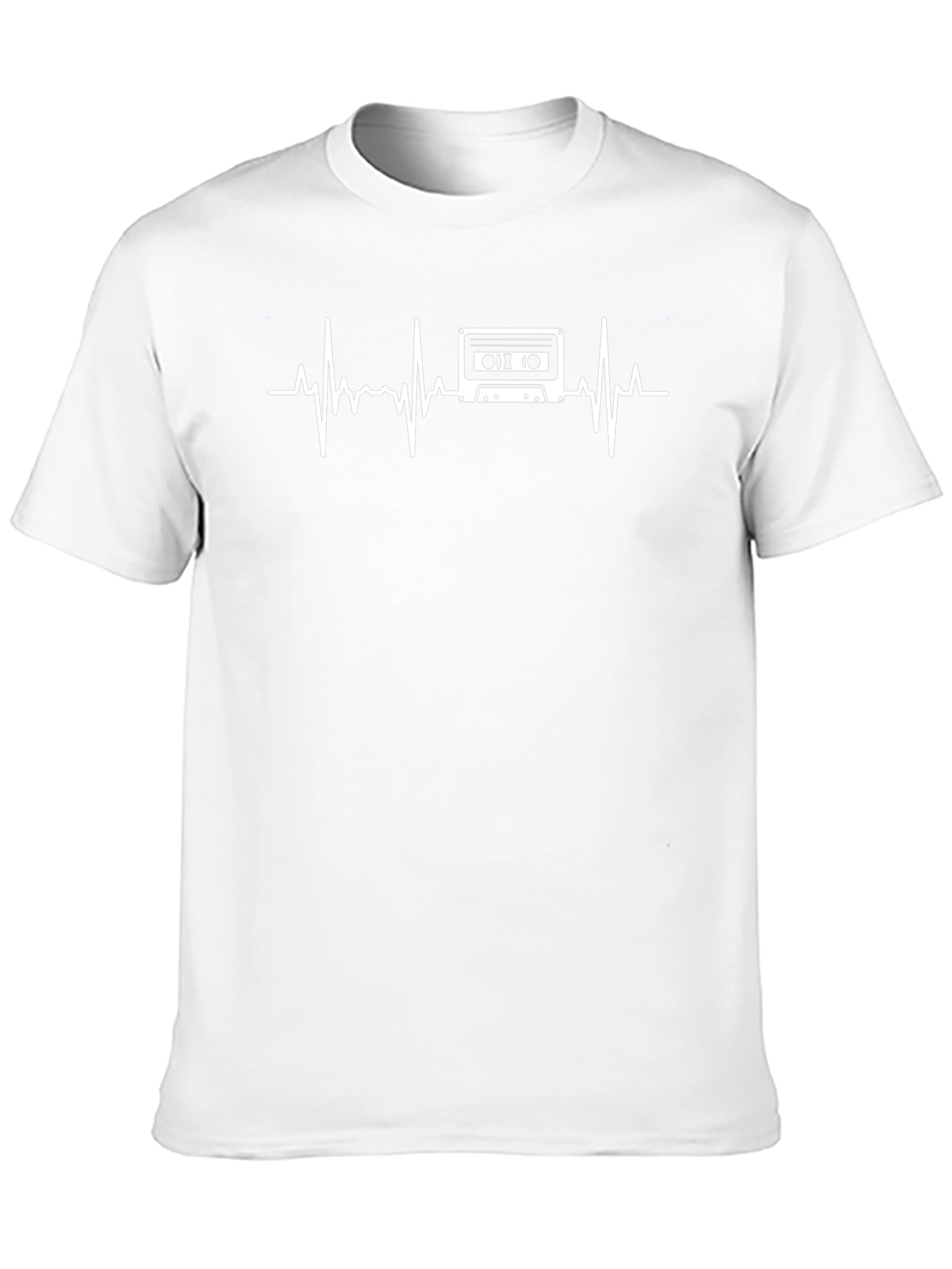 Retro Cassette Heartbeat T-Shirt