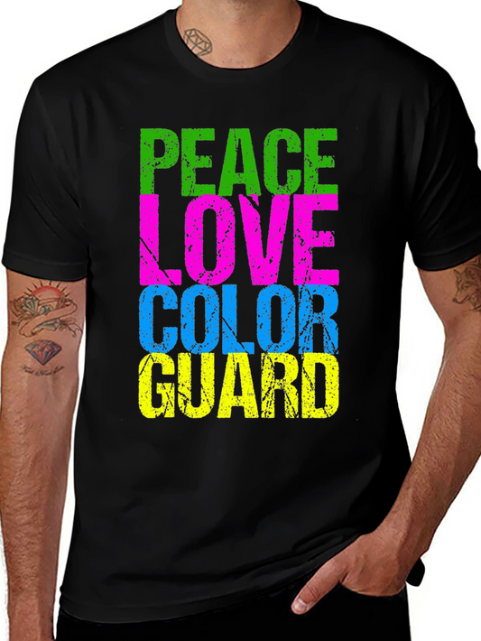 Peace Love Color Guard T-Shirt