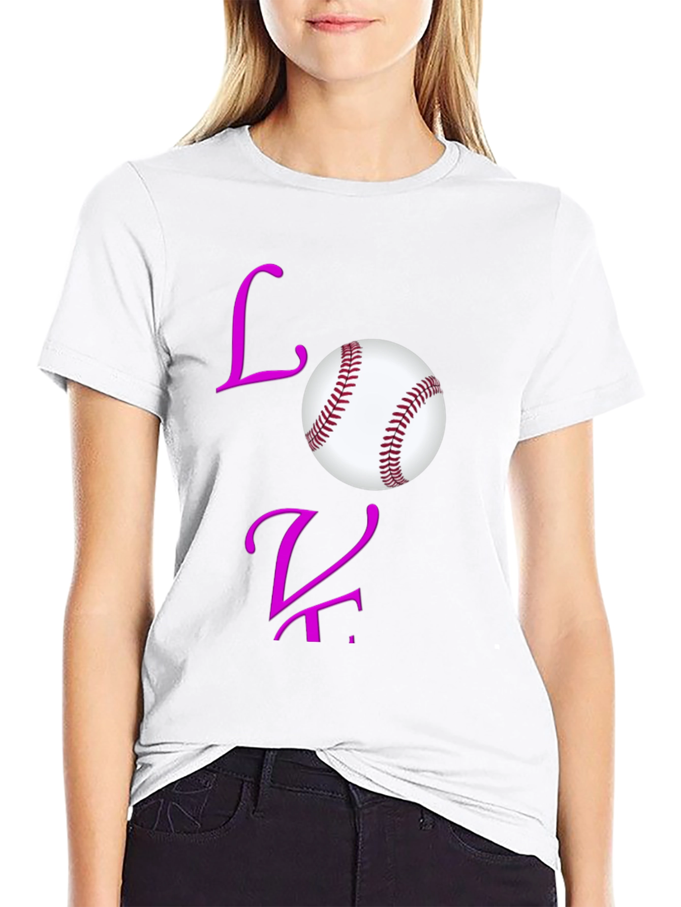 Love Baseball Graphic Tee