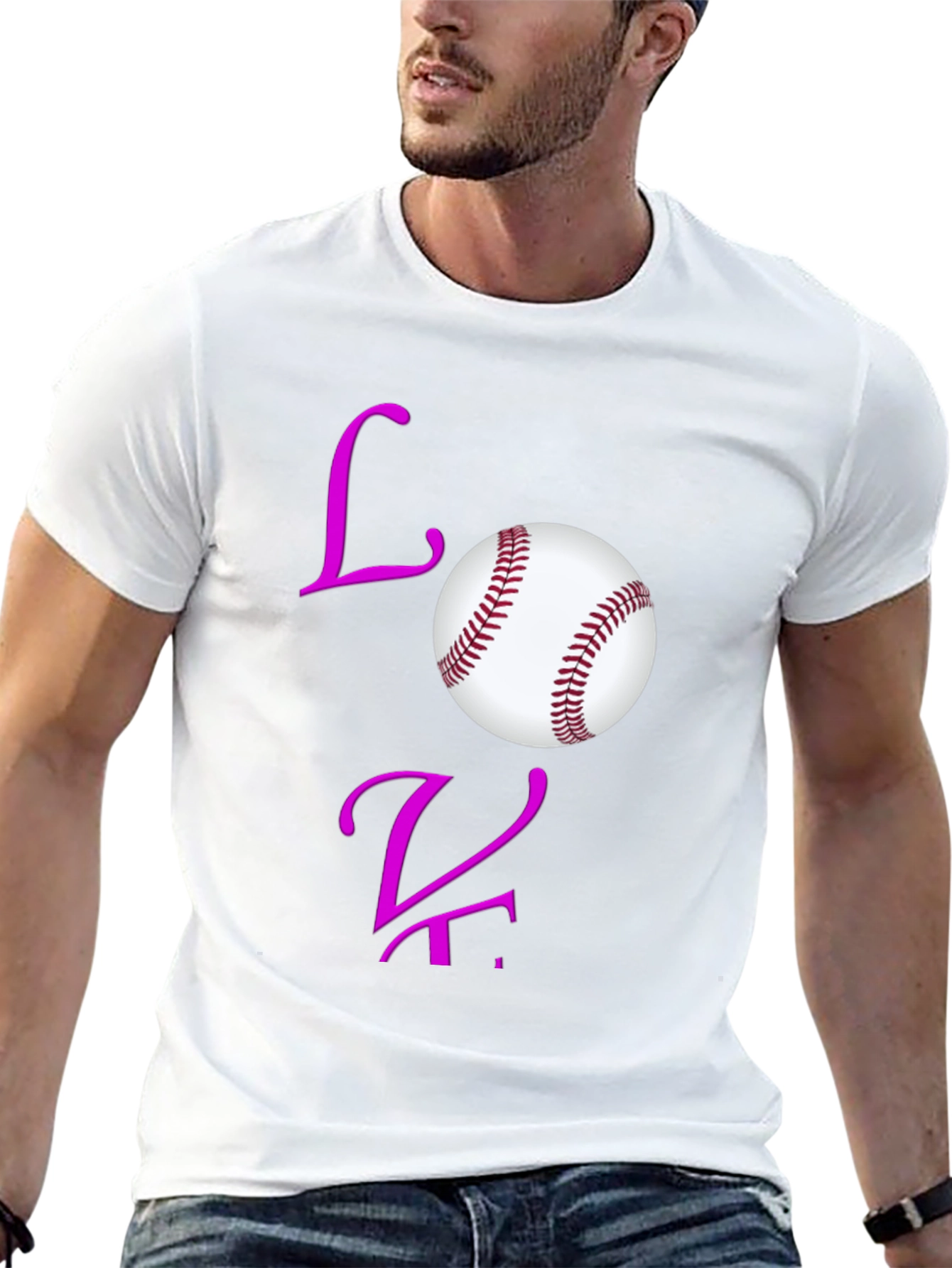 Love Baseball Graphic Tee