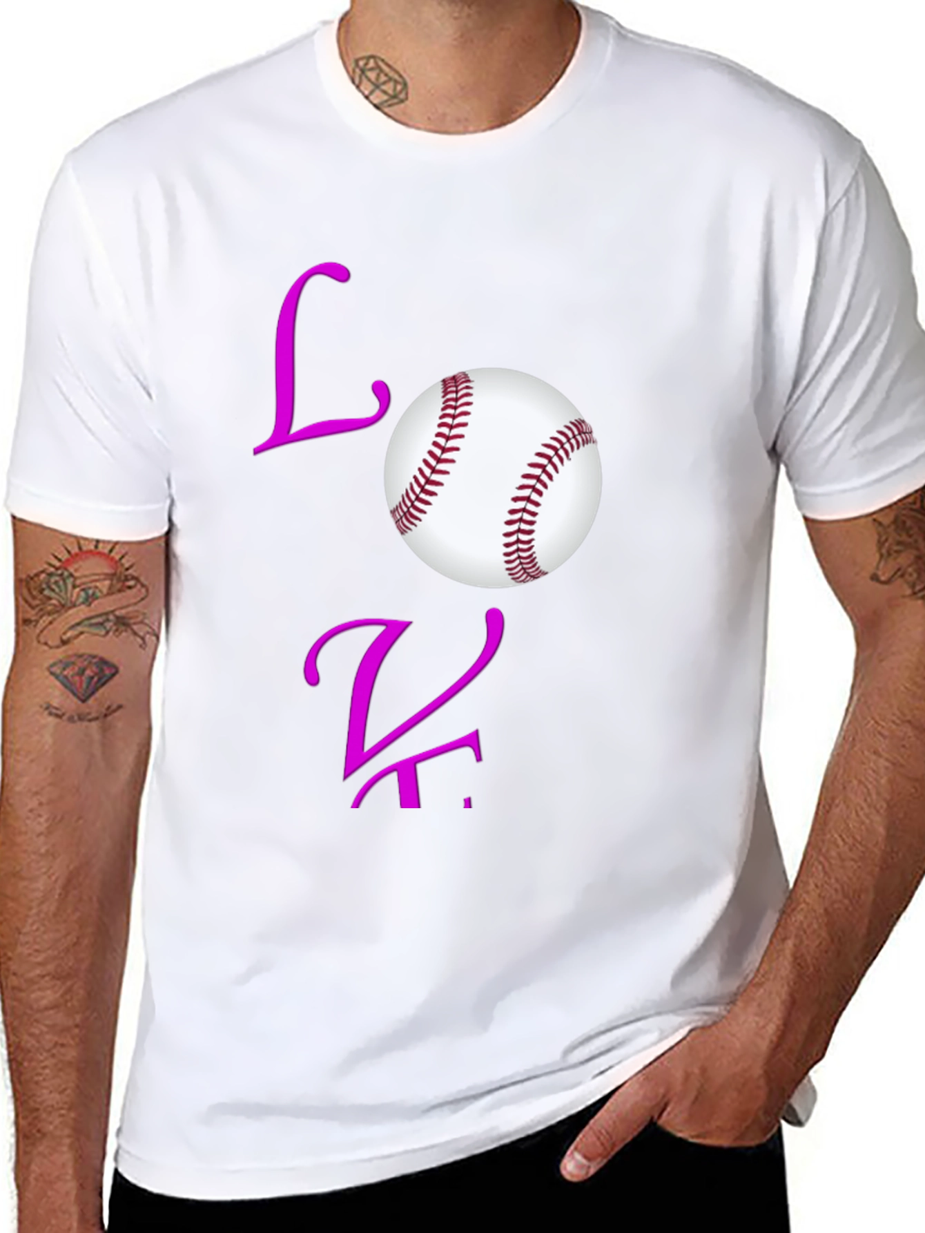 Love Baseball Graphic Tee