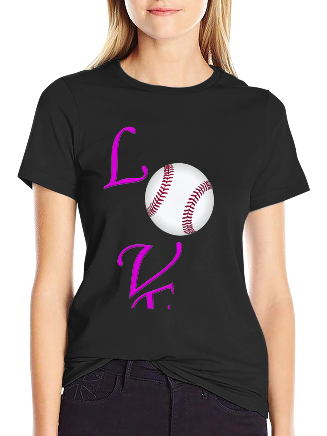 Love Baseball Graphic Tee