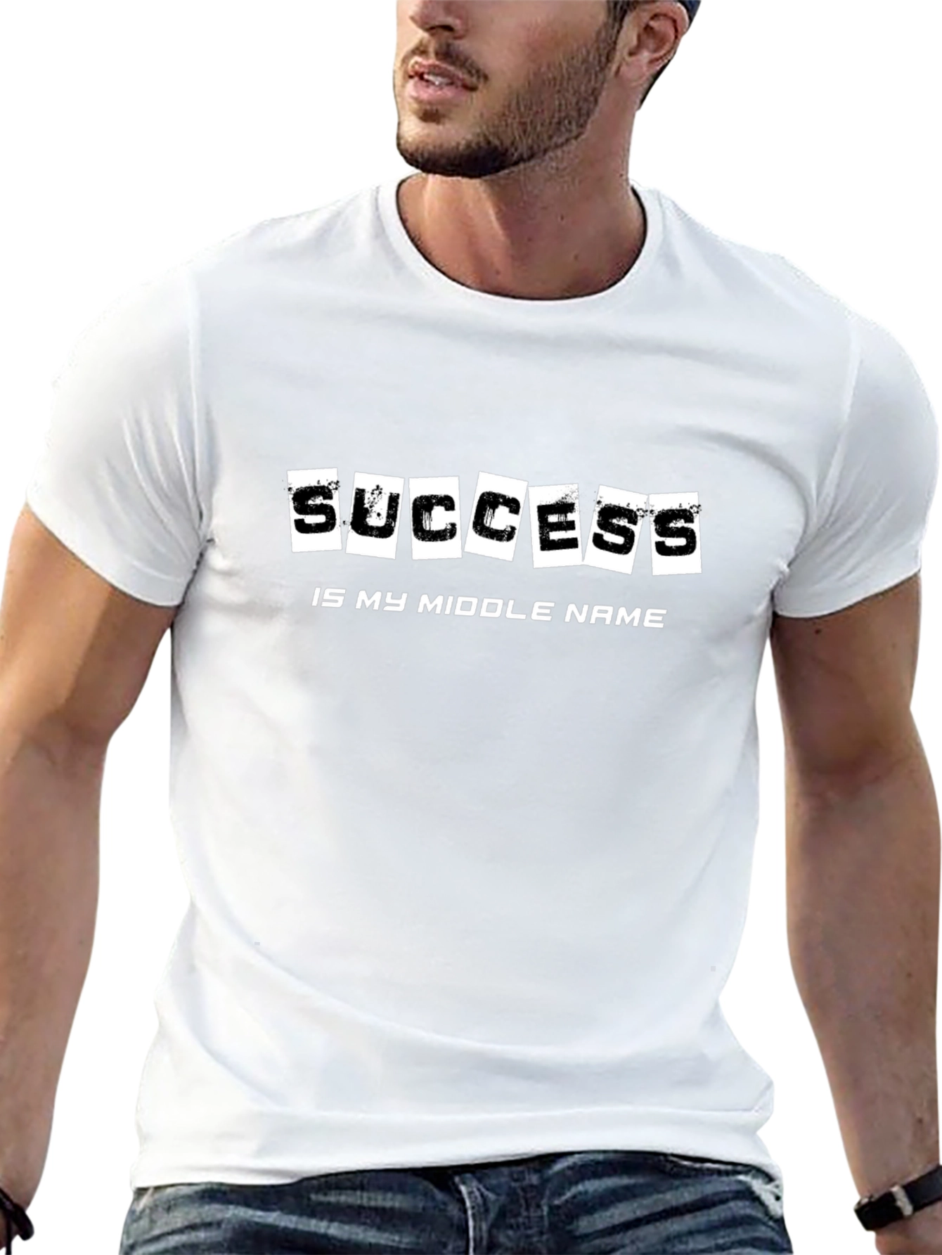 Success Is My Middle Name - Black T-Shirt