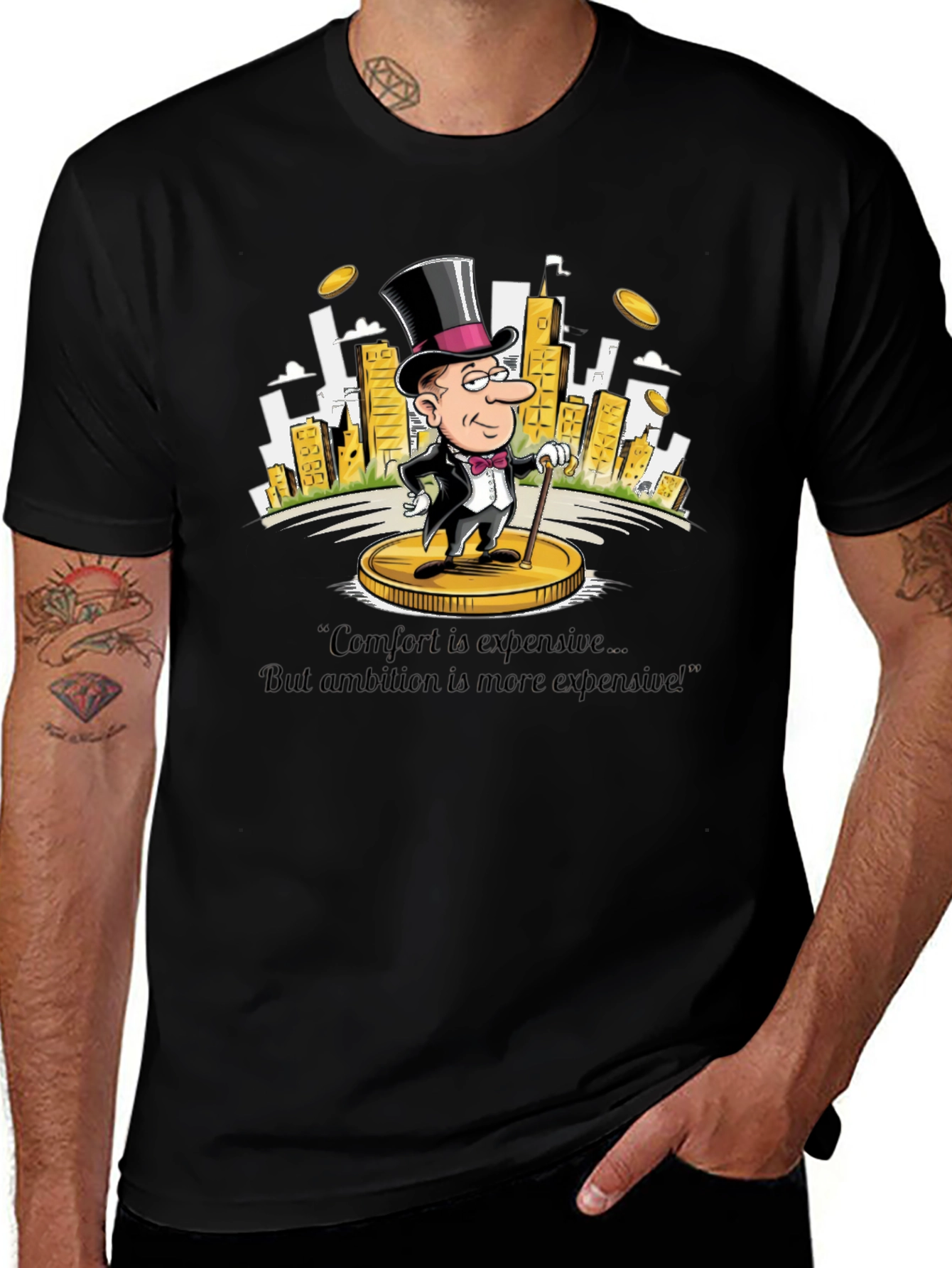 Monopoly Man Comfort Ambition T-Shirt