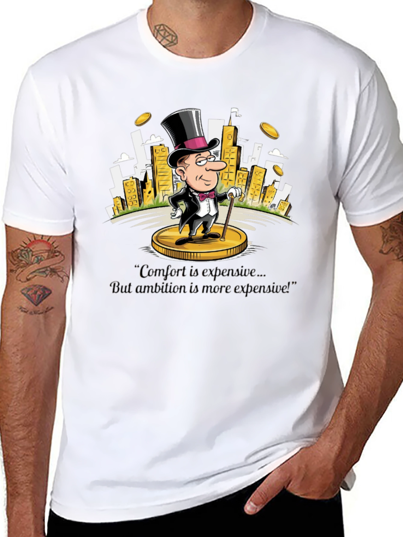Monopoly Man Comfort Ambition T-Shirt