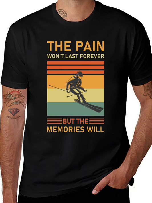 Skiing Memories T-Shirt - Retro Style