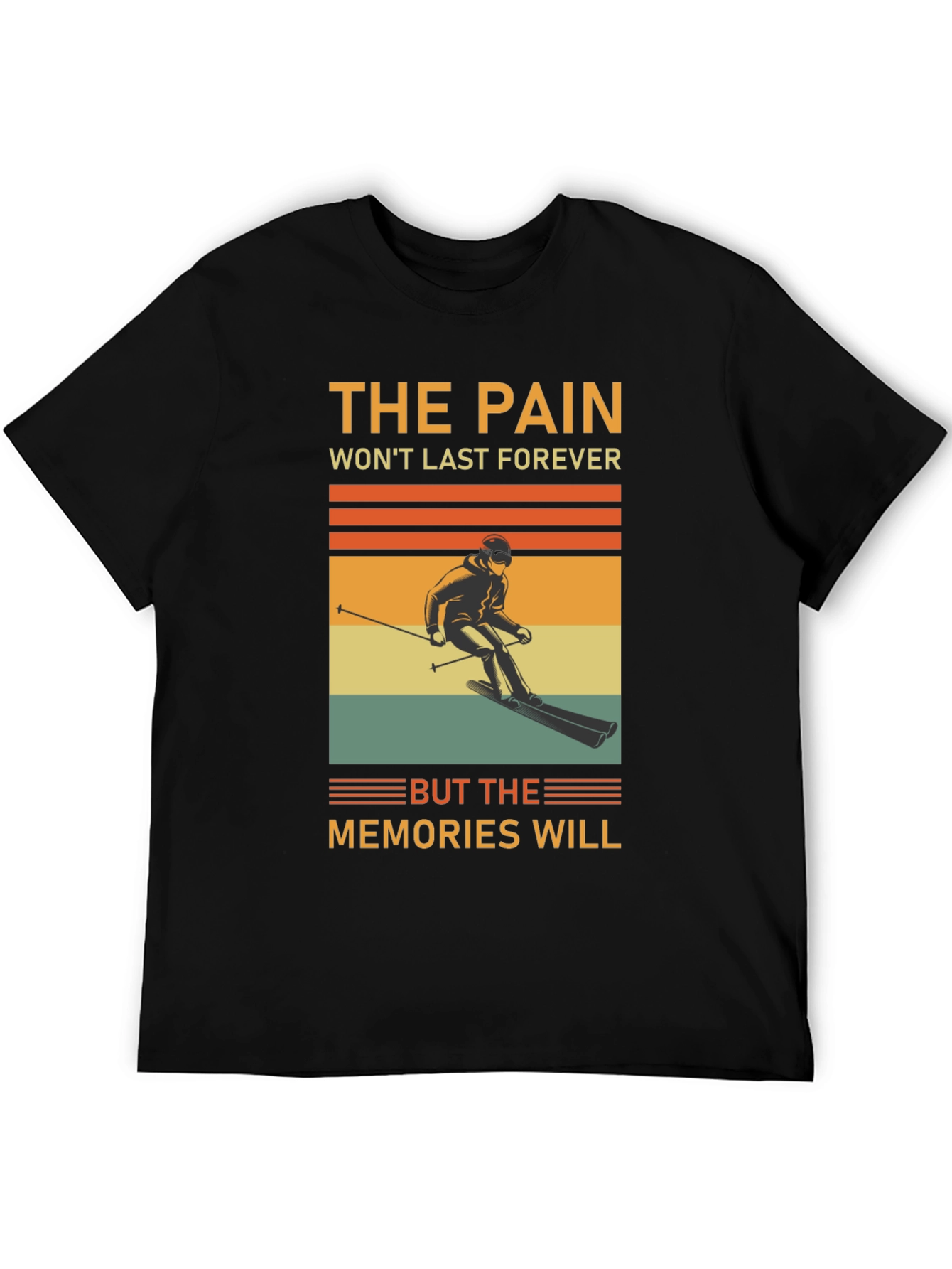 Skiing Memories T-Shirt - Retro Style