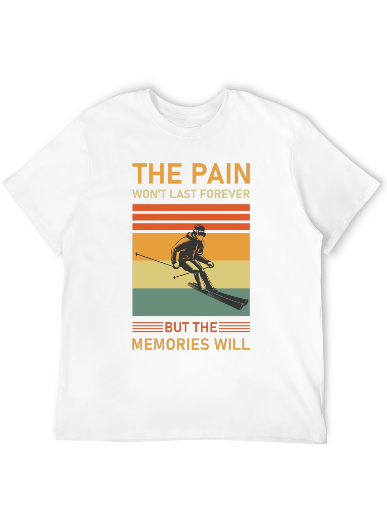 Skiing Memories T-Shirt - Retro Style