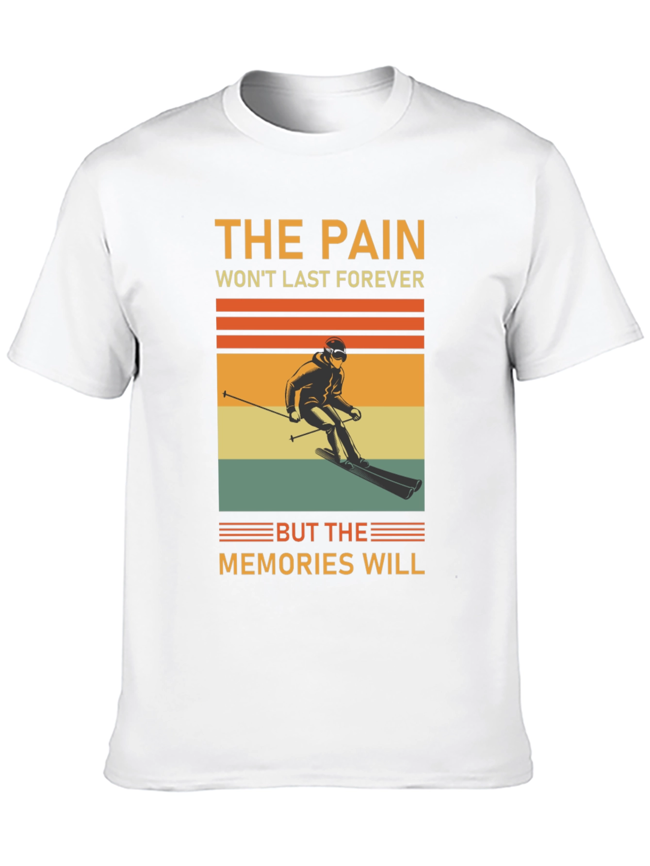 Skiing Memories T-Shirt - Retro Style
