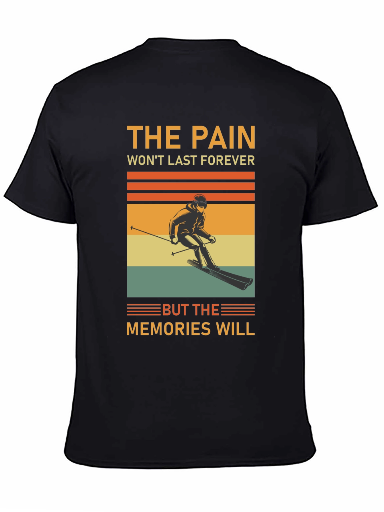 Skiing Memories T-Shirt - Retro Style