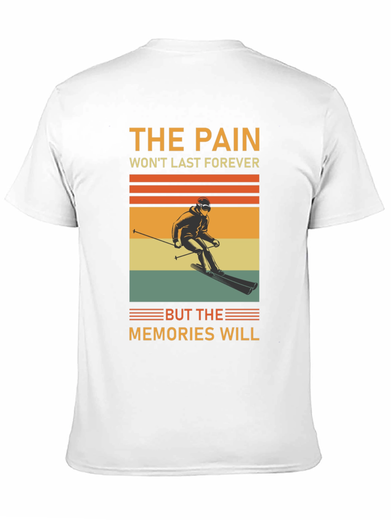 Skiing Memories T-Shirt - Retro Style