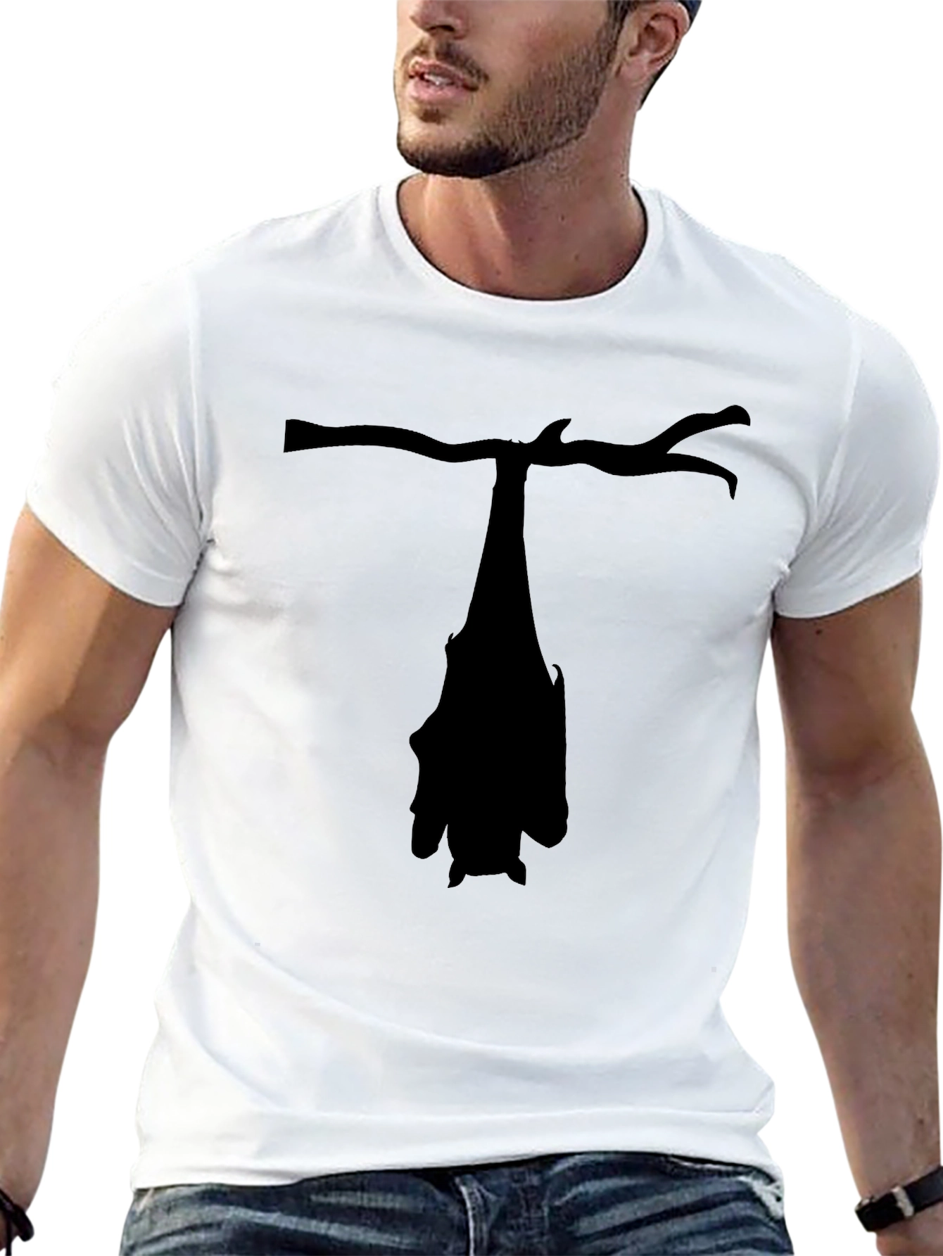 Bat Silhouette T-Shirt - Graphic Tee