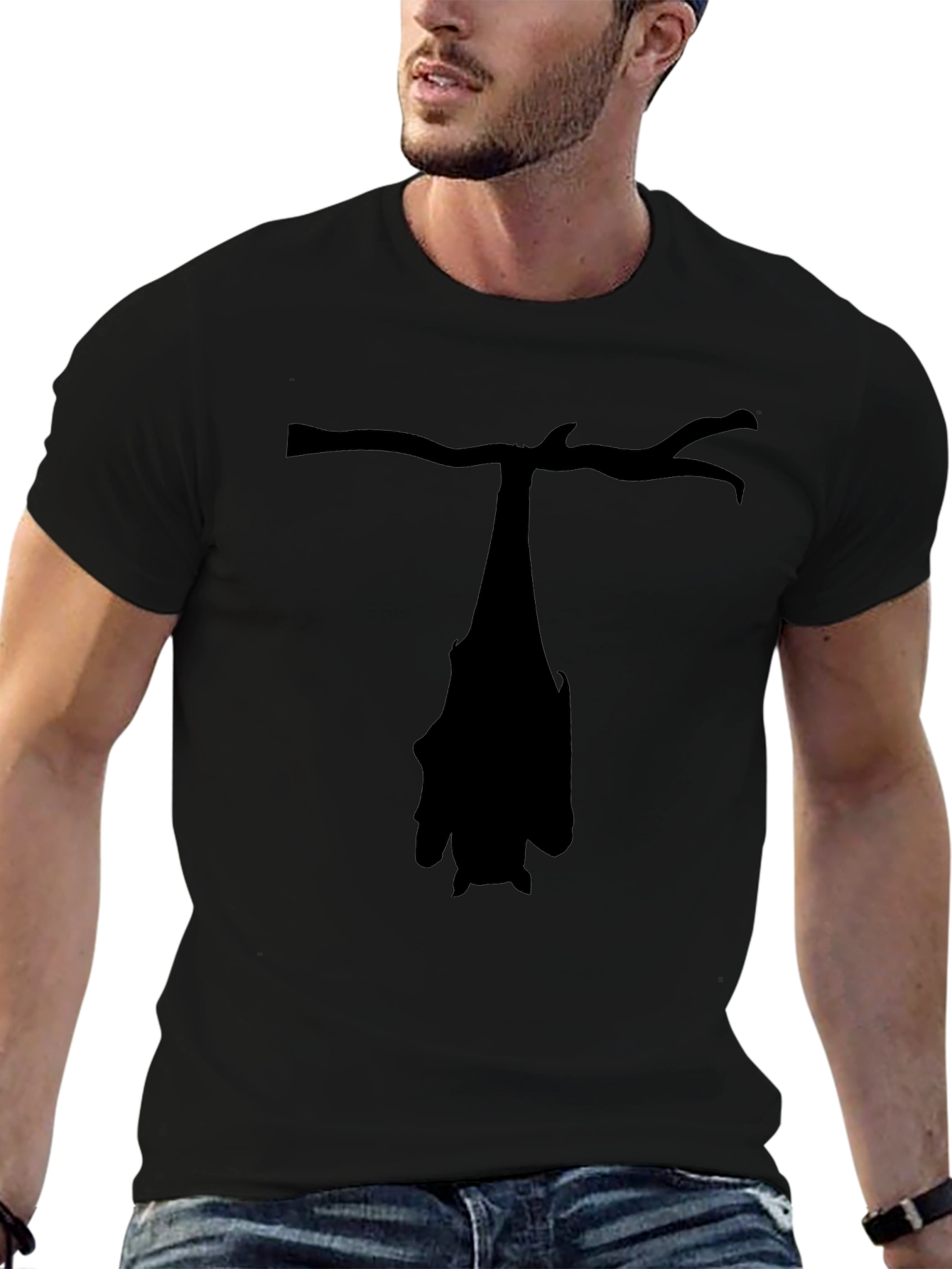 Bat Silhouette T-Shirt - Graphic Tee