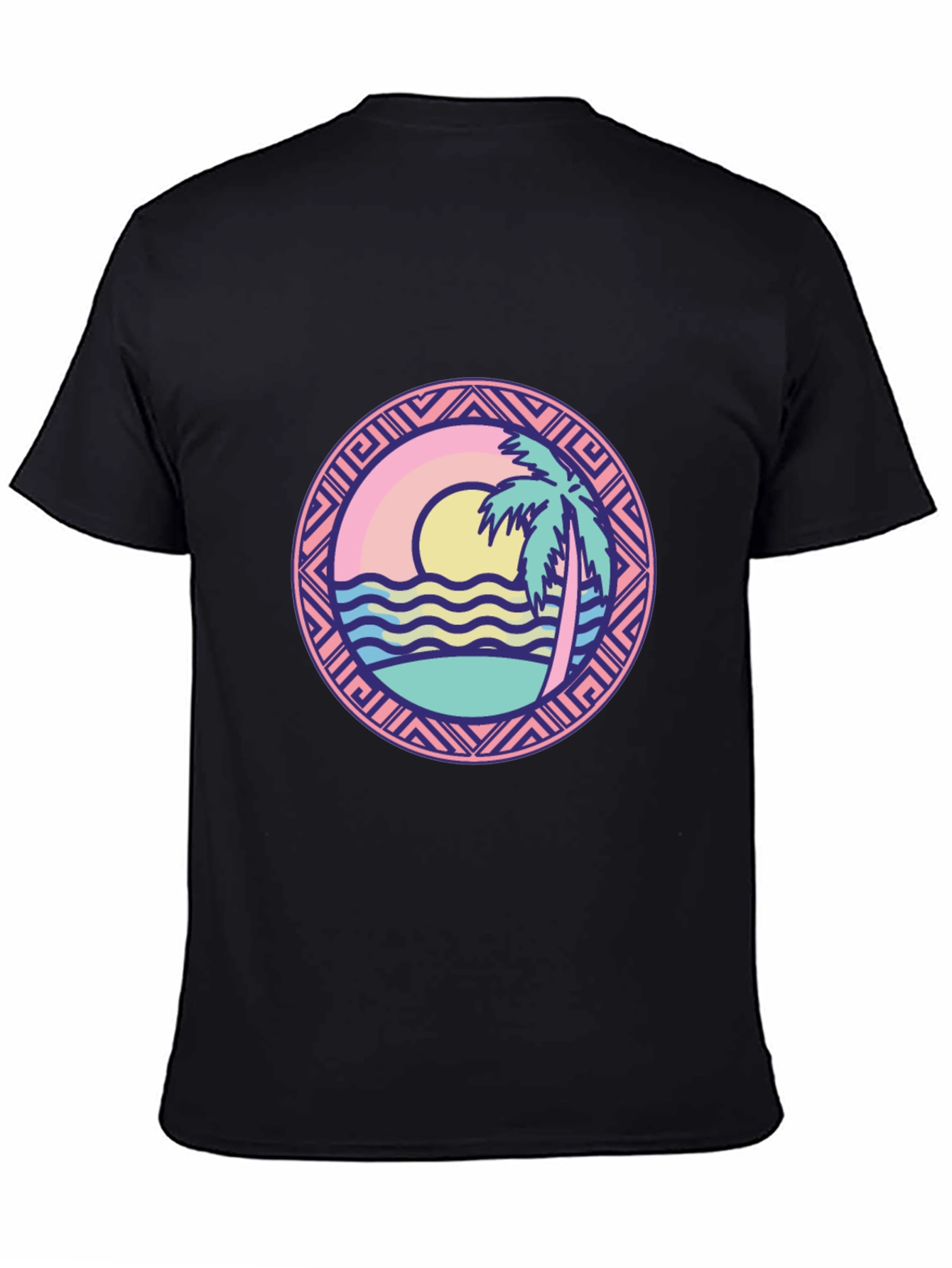 Tropical Beach Graphic T-Shirt - Vacation Vibes