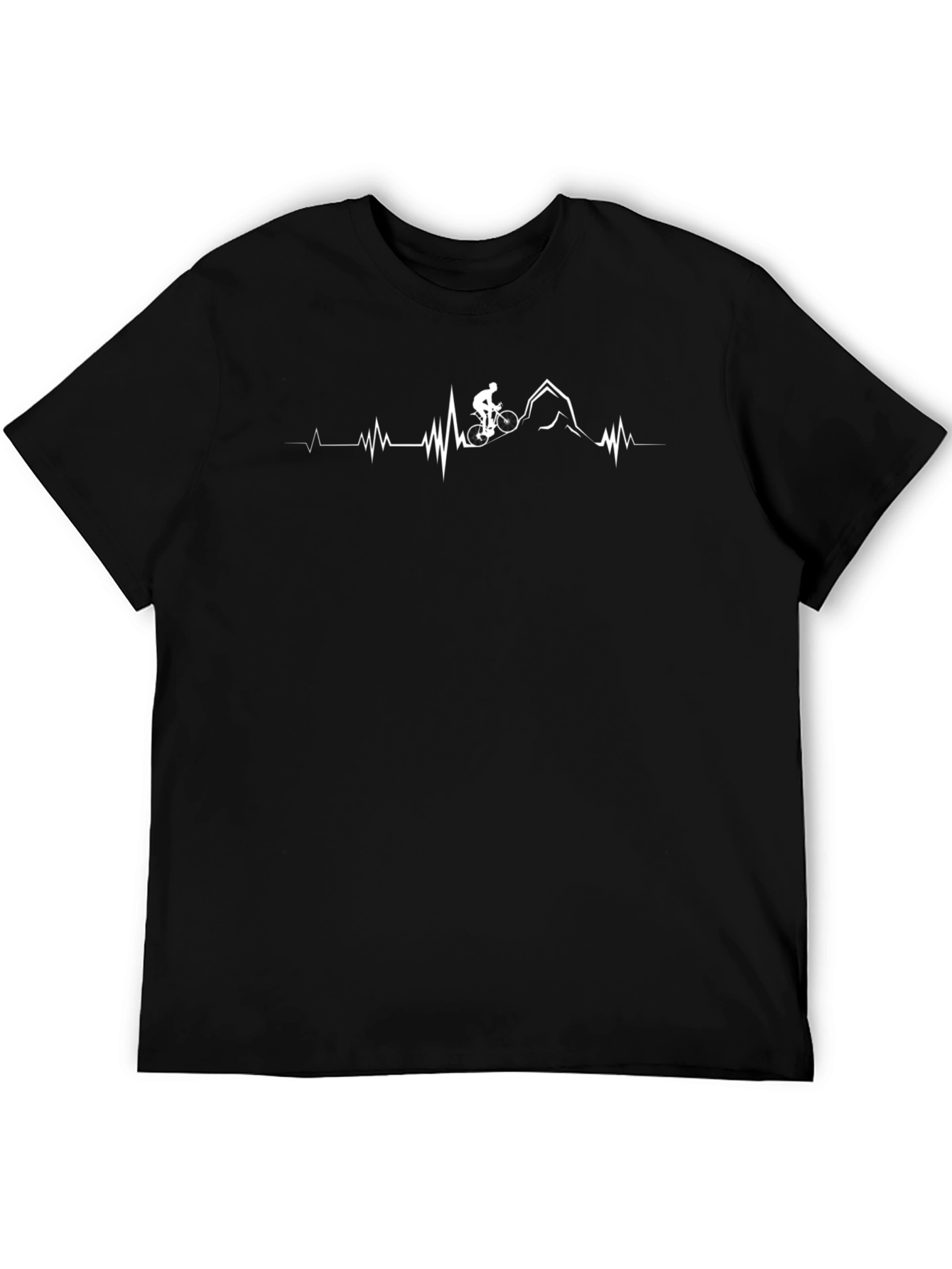 Mountain Biker Heartbeat T-Shirt