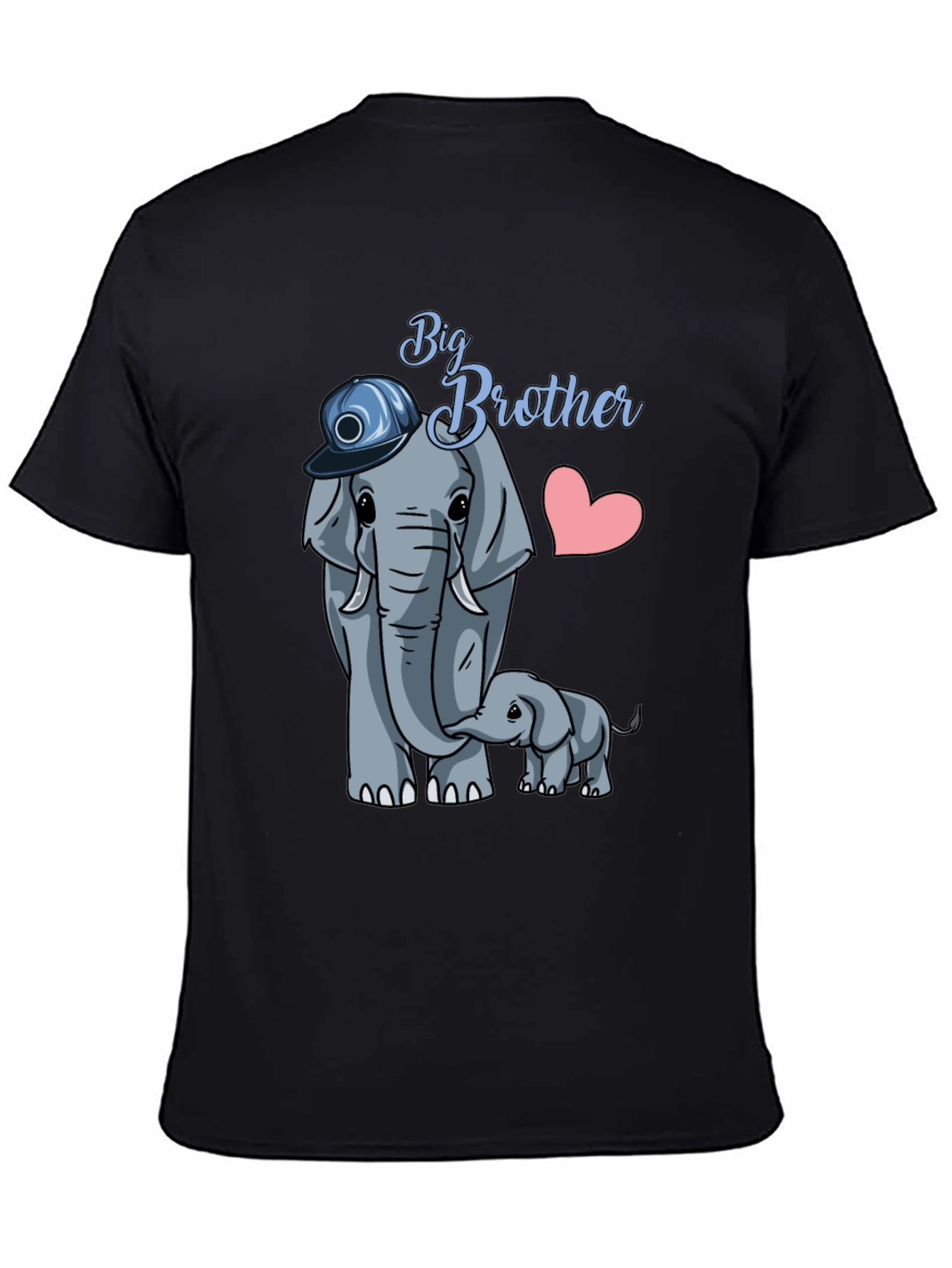 Big Brother Elephant Tee - Cute Family Matching Shirt