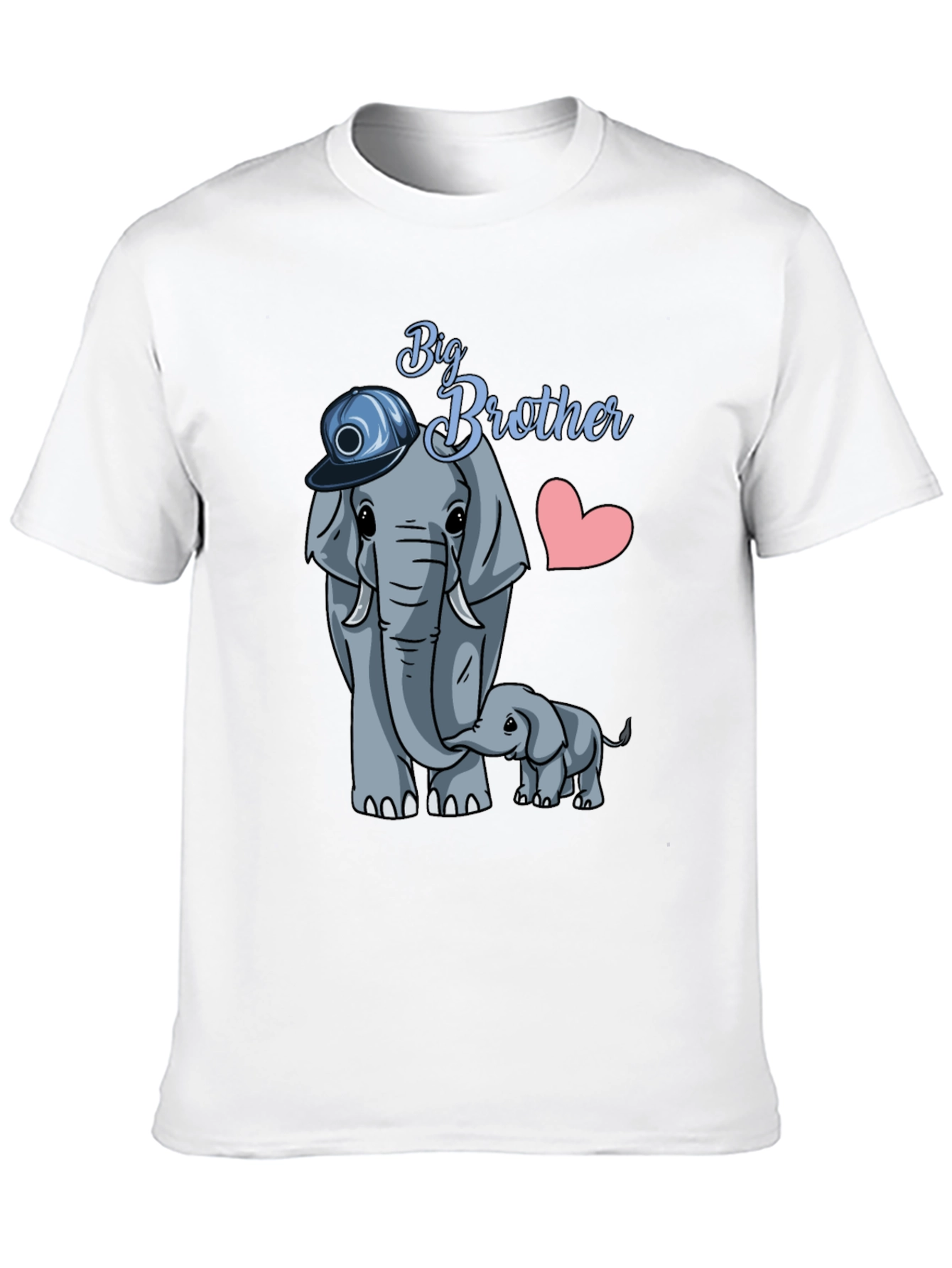 Big Brother Elephant Tee - Cute Family Matching Shirt