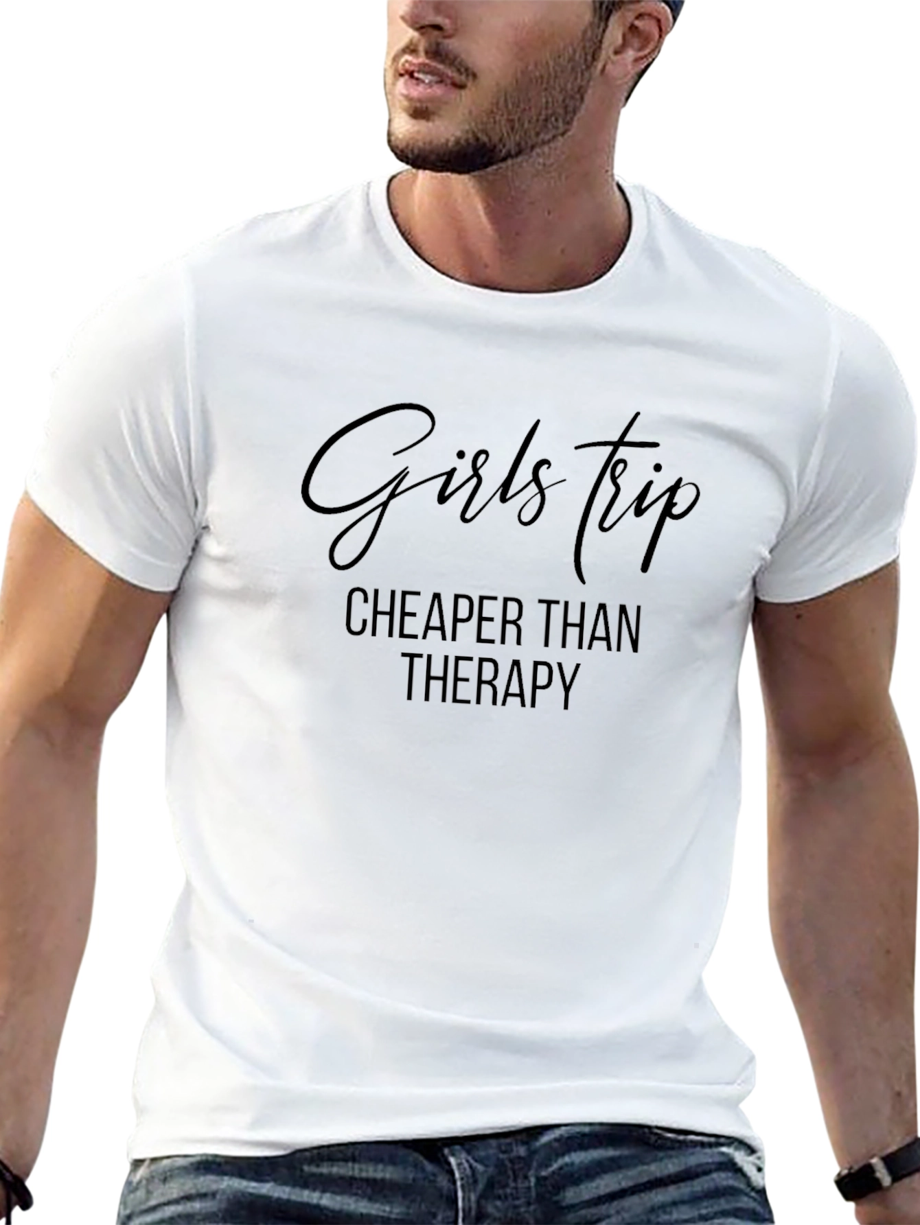 Girls Trip Cheaper Than Therapy Graphic Tee