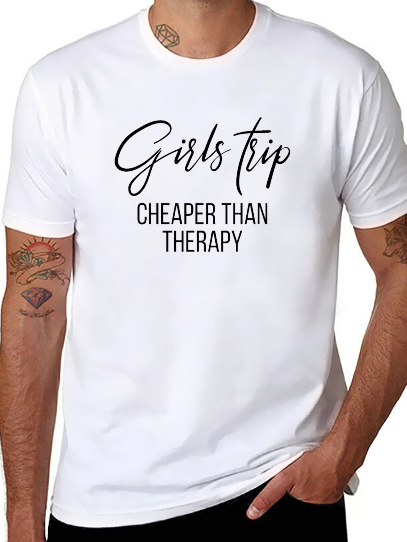 Girls Trip Cheaper Than Therapy Graphic Tee