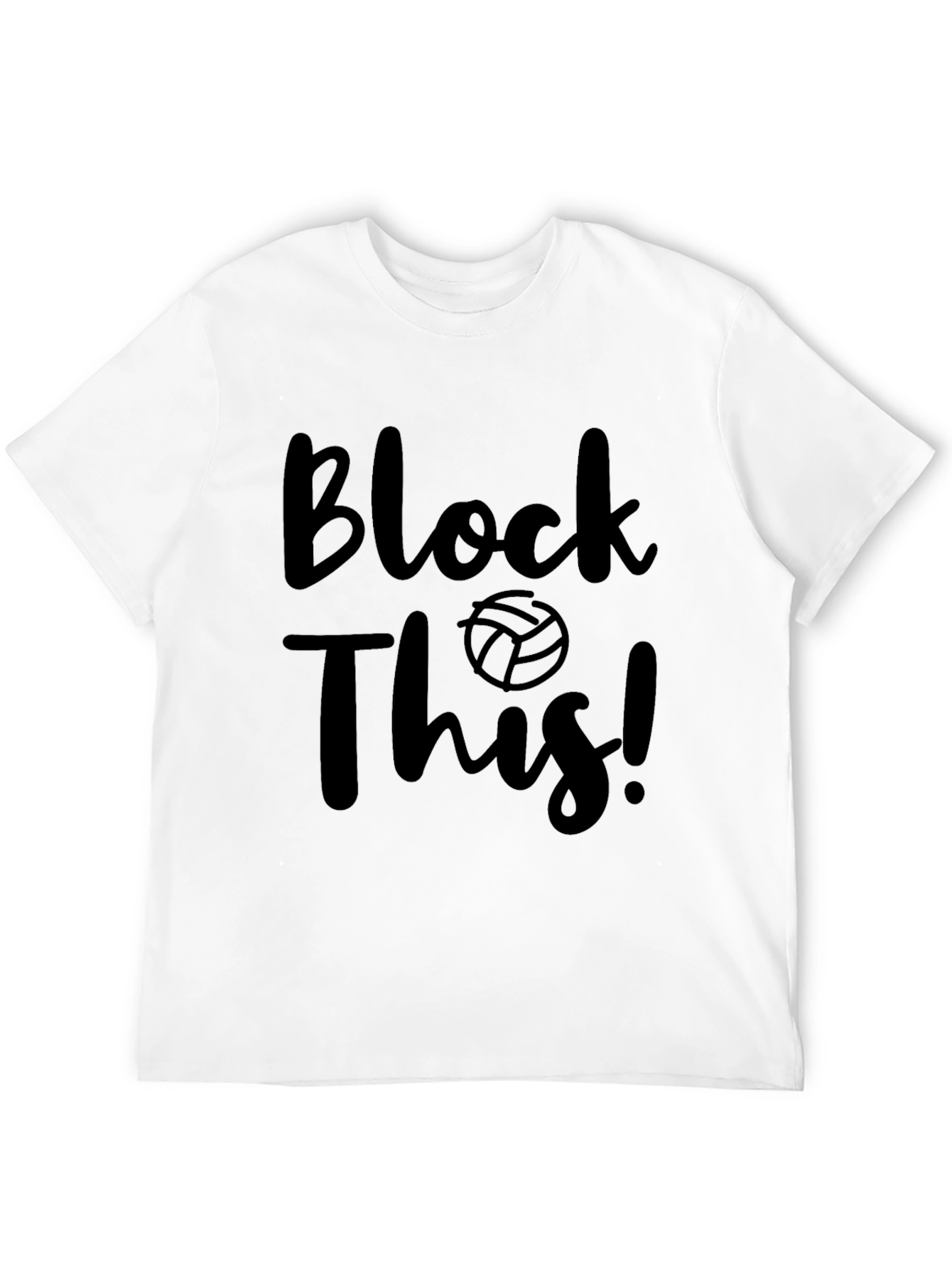 Block This! Volleyball Graphic T-Shirt