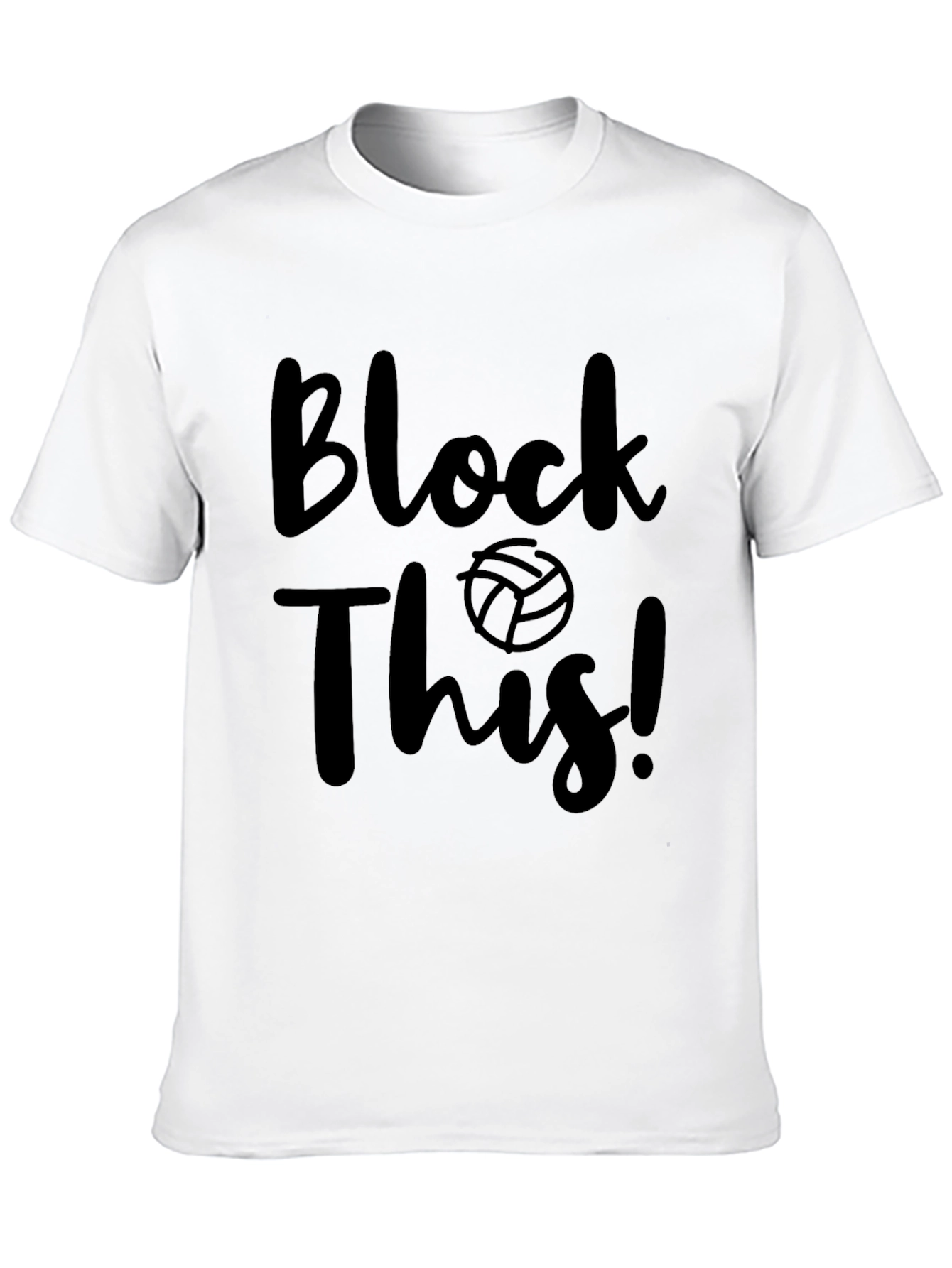 Block This! Volleyball Graphic T-Shirt