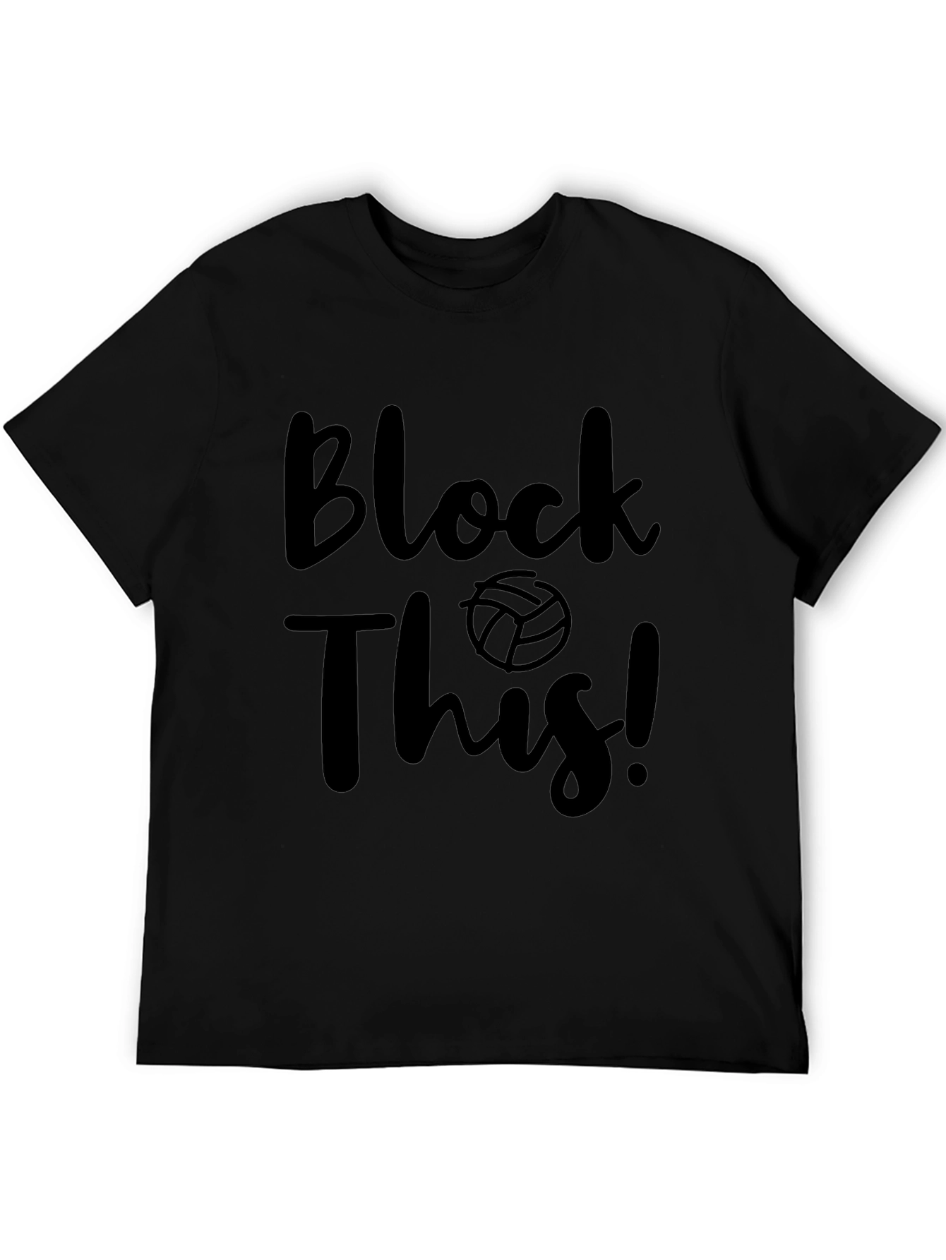 Block This! Volleyball Graphic T-Shirt