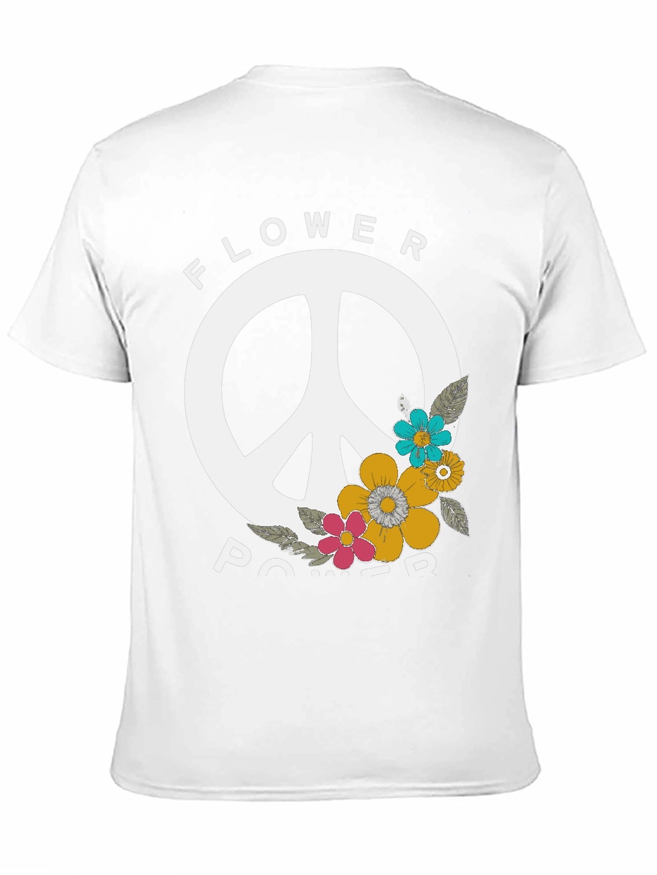 Flower Power Peace Sign T-Shirt