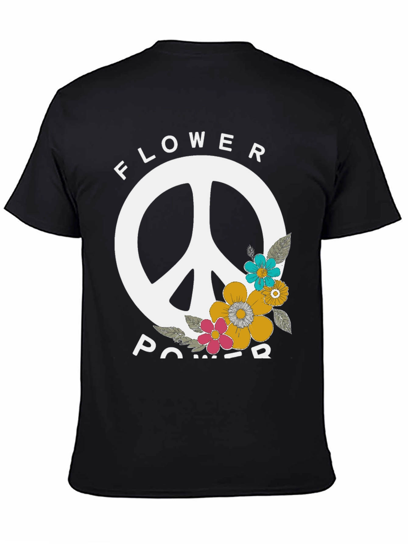 Flower Power Peace Sign T-Shirt