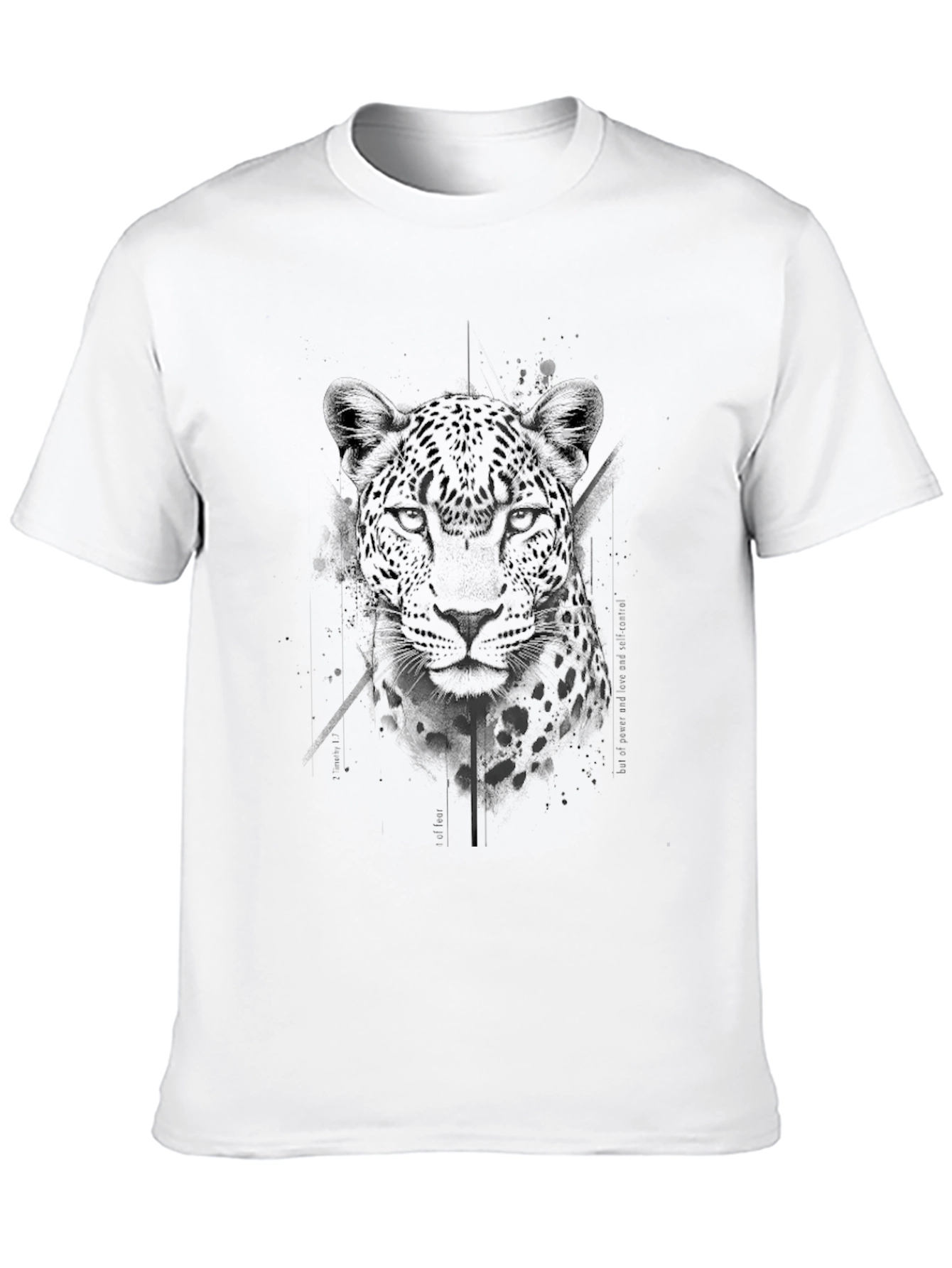Jaguar Graphic Print Black T-Shirt