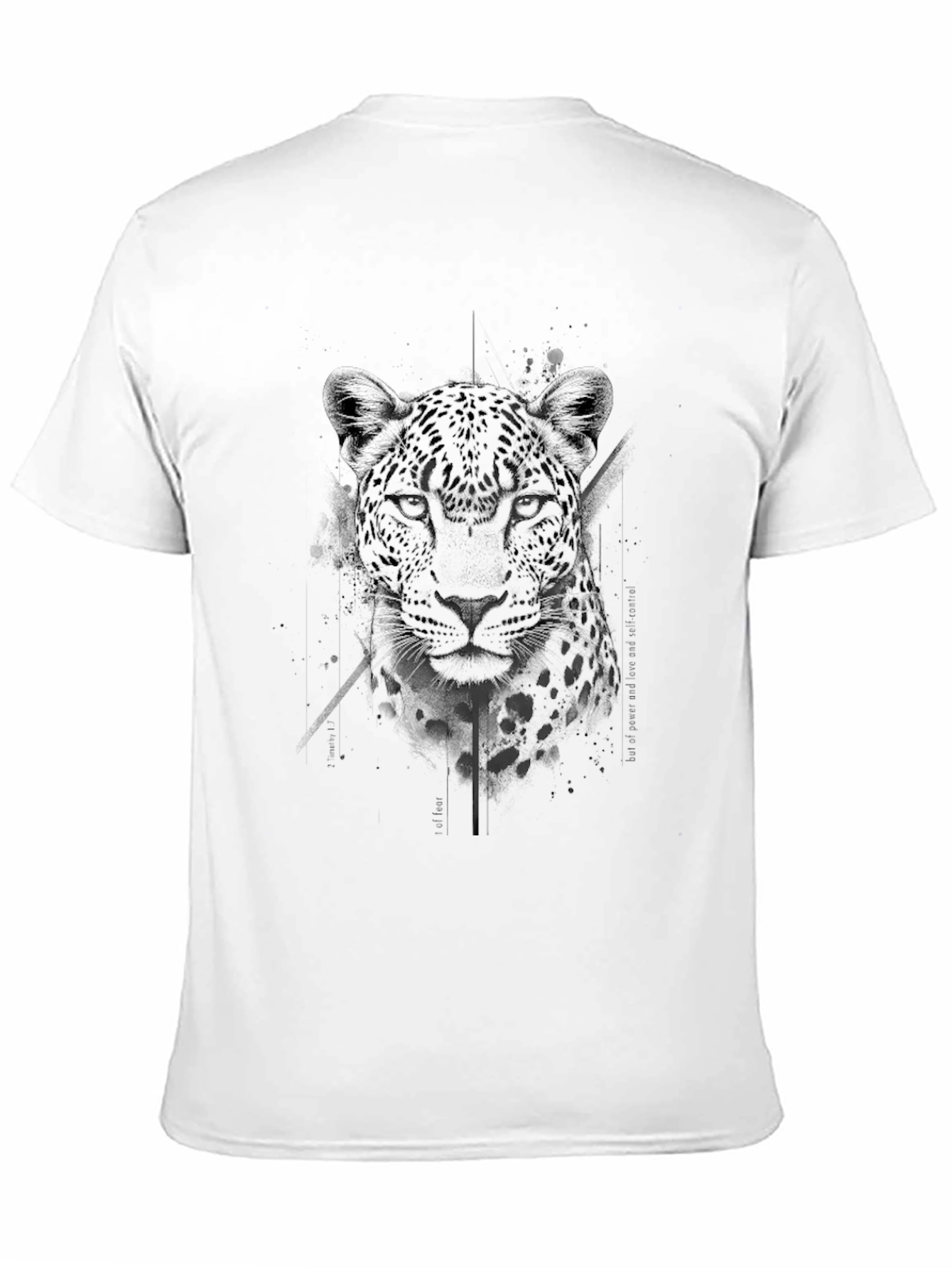 Jaguar Graphic Print Black T-Shirt