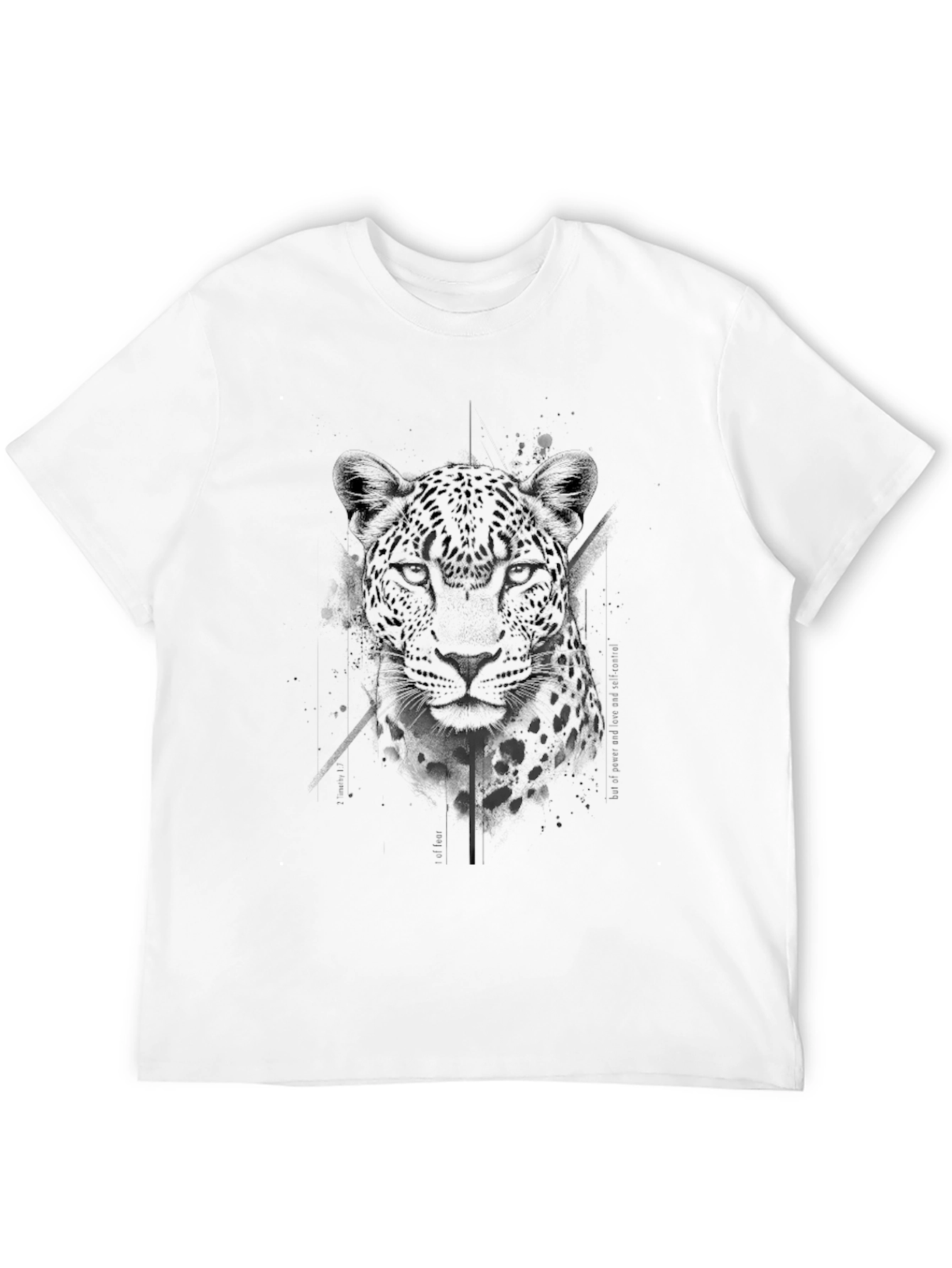 Jaguar Graphic Print Black T-Shirt