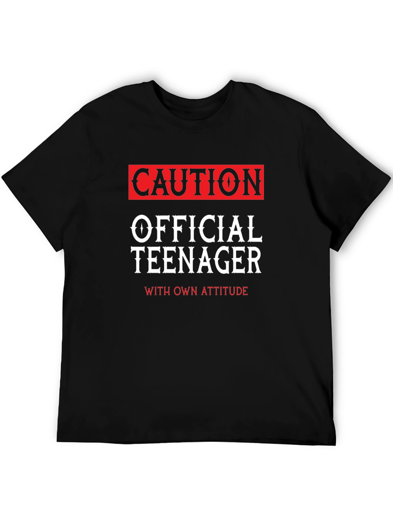 Caution Official Teenager Novelty T-Shirt