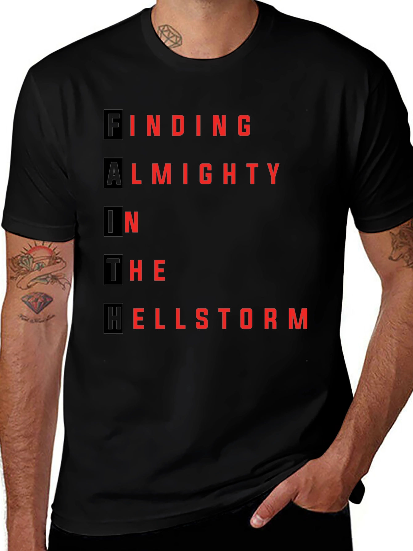 Faith in Hellstorm Graphic T-Shirt
