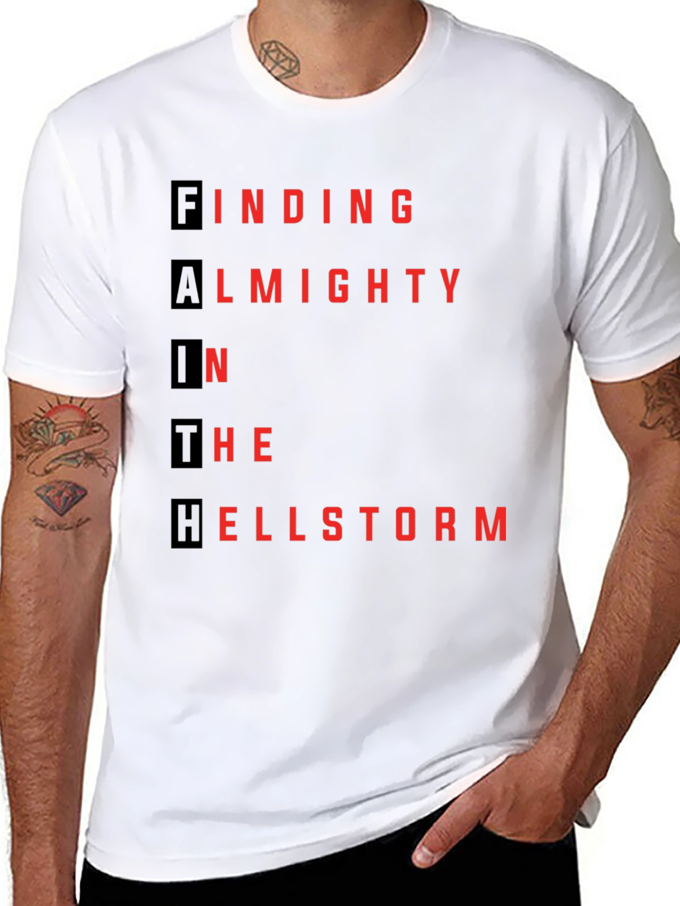Faith in Hellstorm Graphic T-Shirt