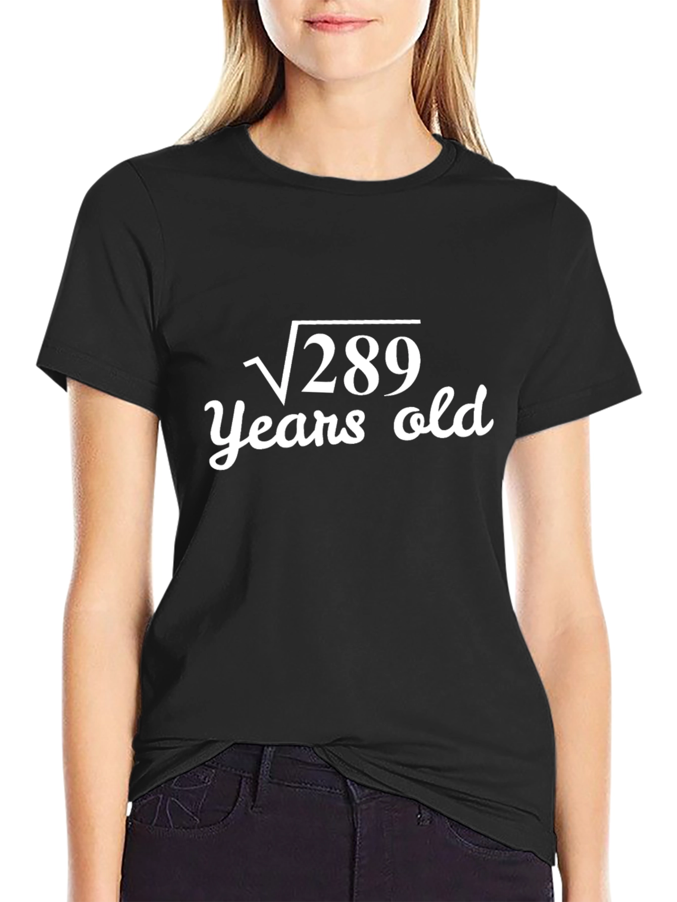 Funny Math Birthday T-Shirt - Square Root of 289