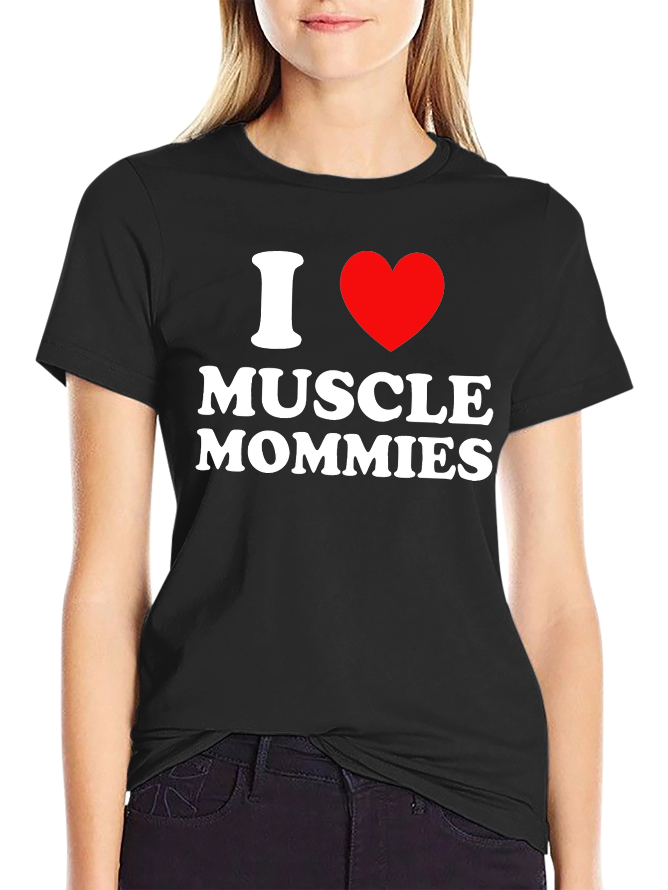I Love Muscle Mommies T-Shirt