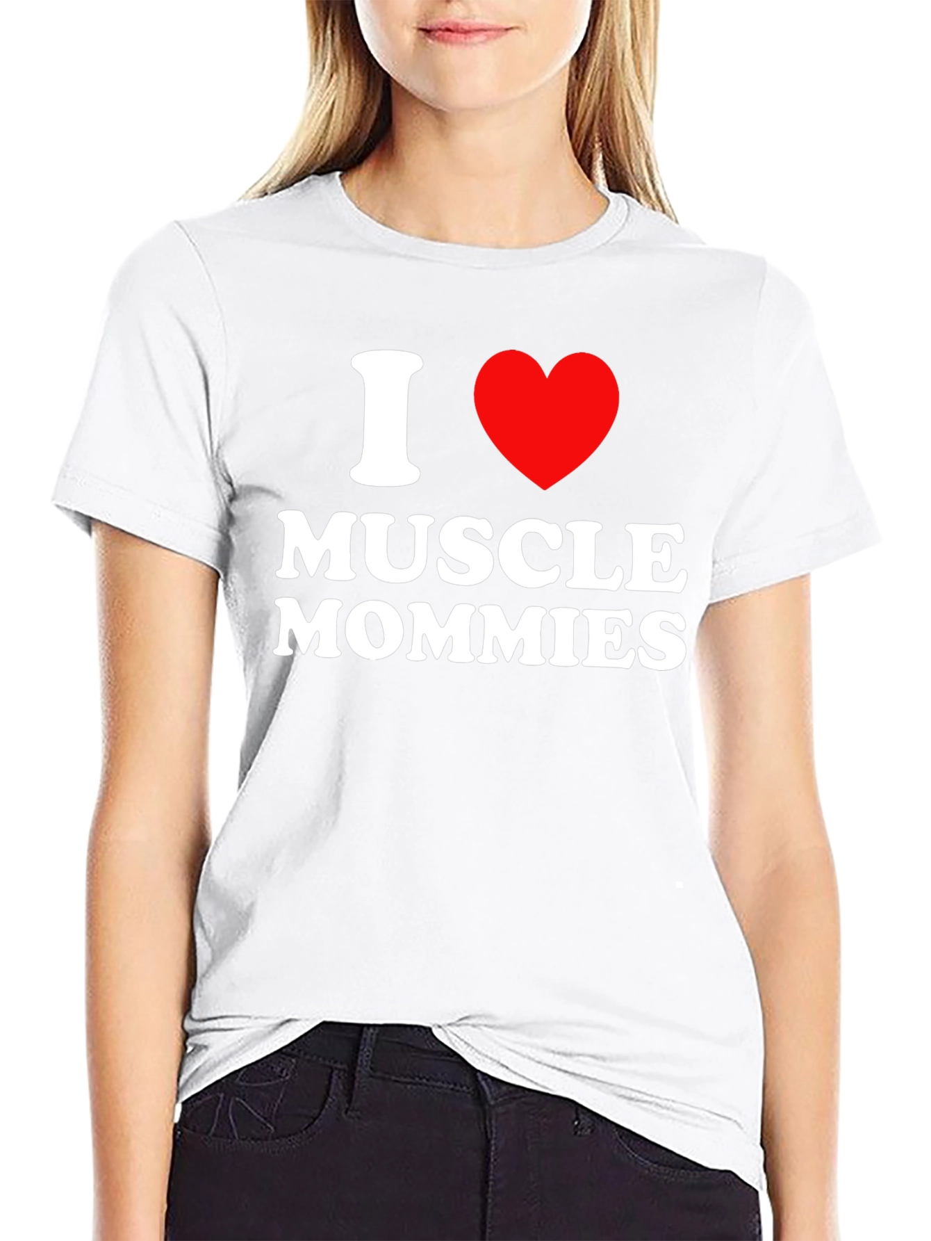 I Love Muscle Mommies T-Shirt