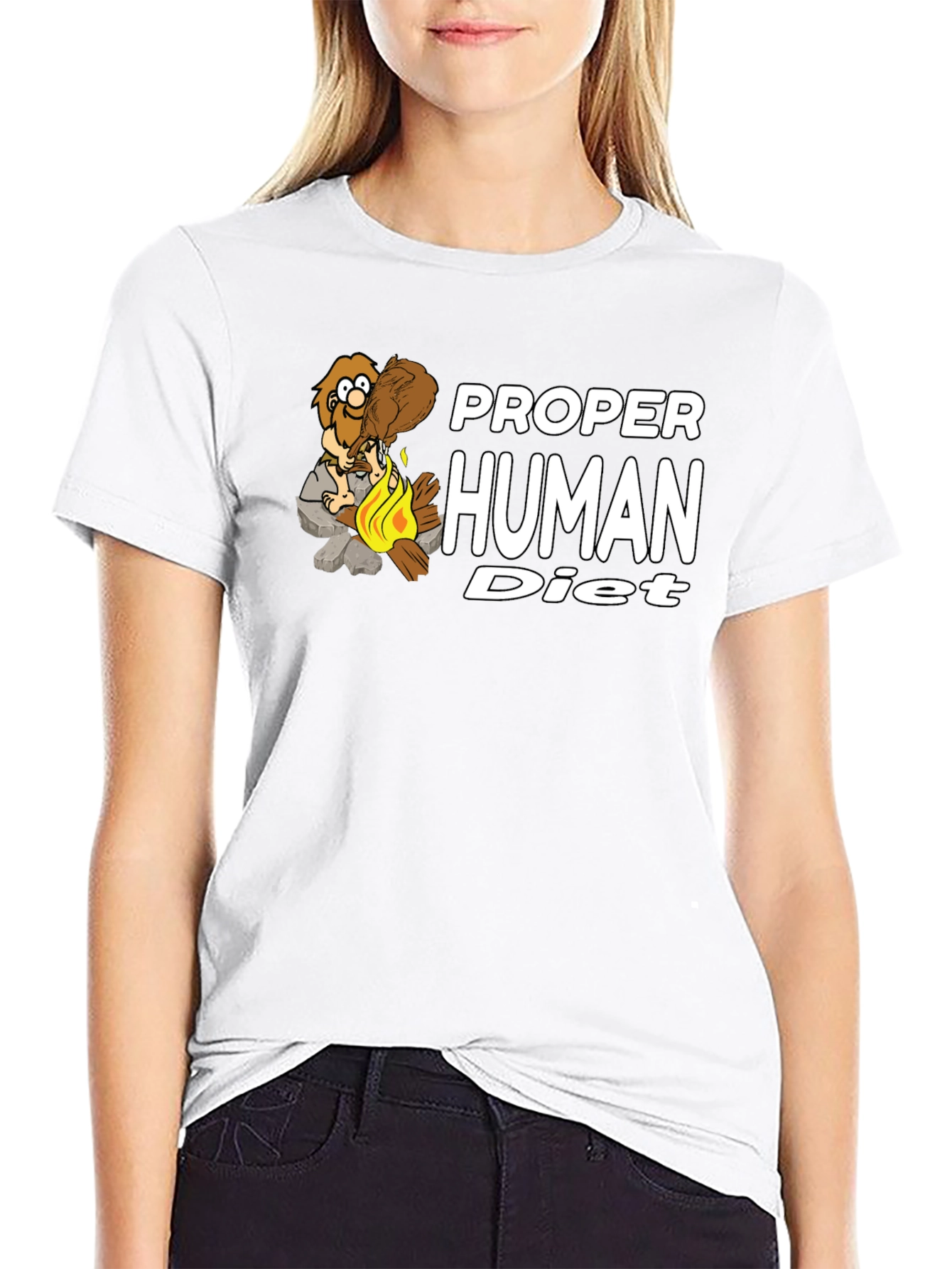 Proper Human Diet Graphic T-Shirt