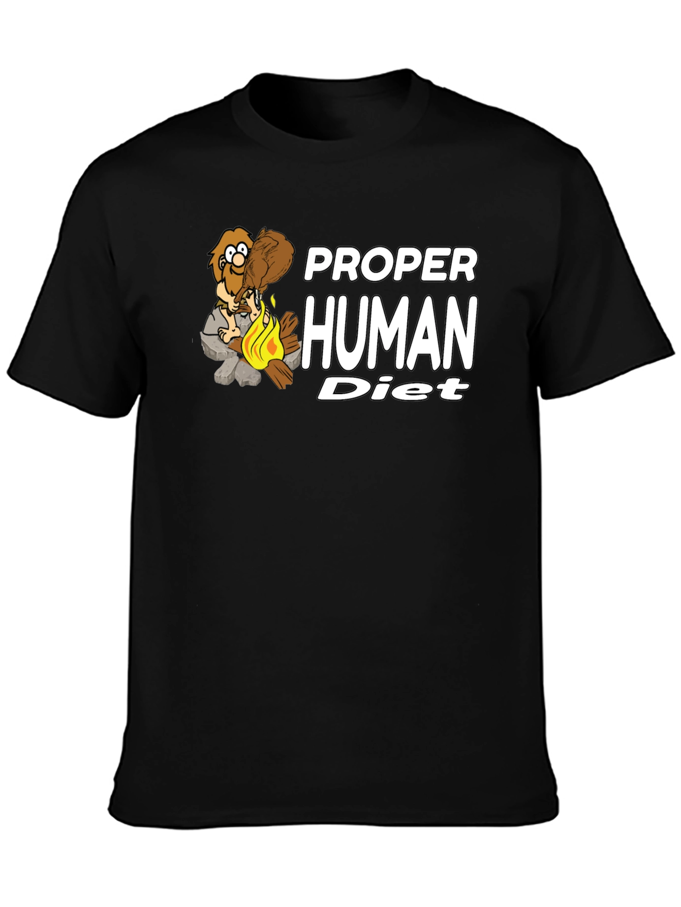 Proper Human Diet Graphic T-Shirt