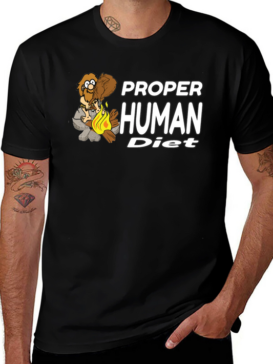 Proper Human Diet Graphic T-Shirt