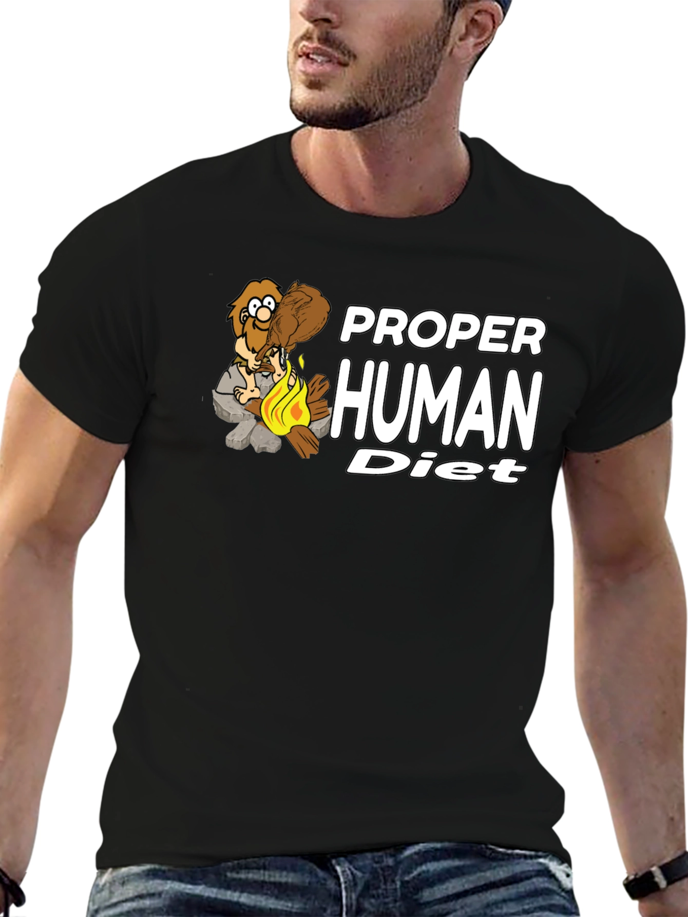Proper Human Diet Graphic T-Shirt