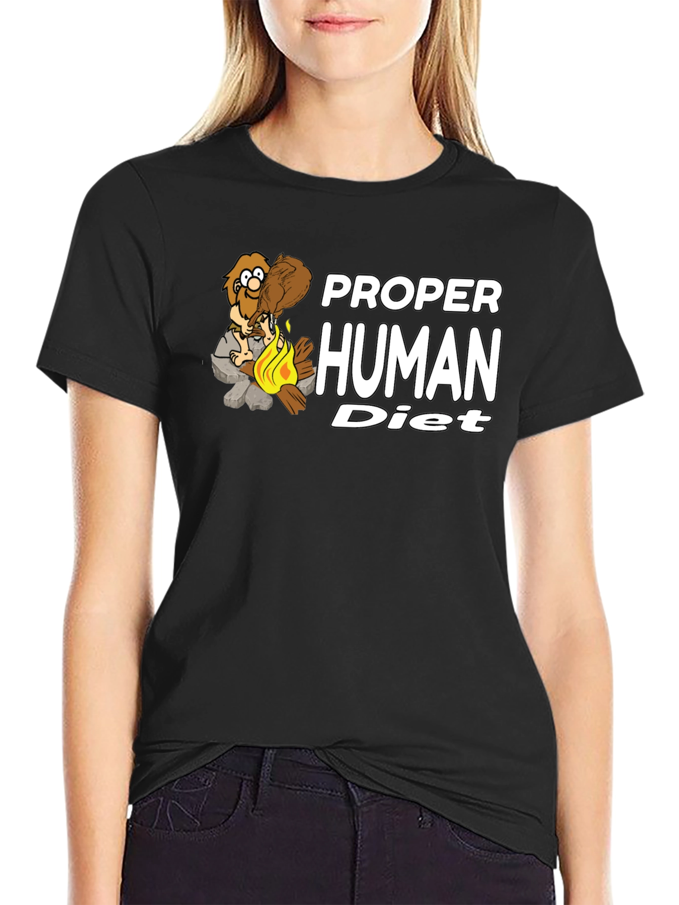 Proper Human Diet Graphic T-Shirt