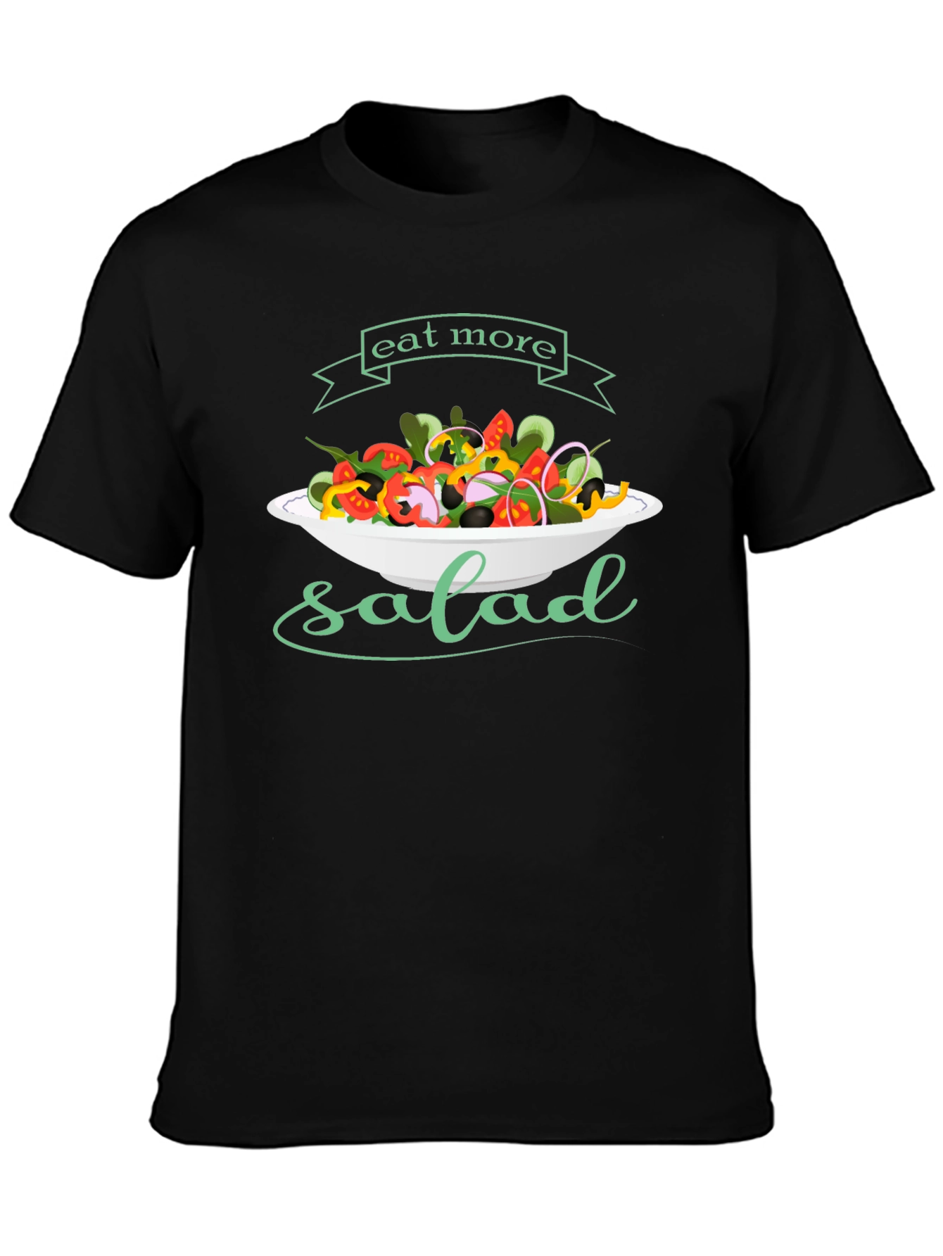 Eat More Salad T-Shirt - Healthy Food Tee