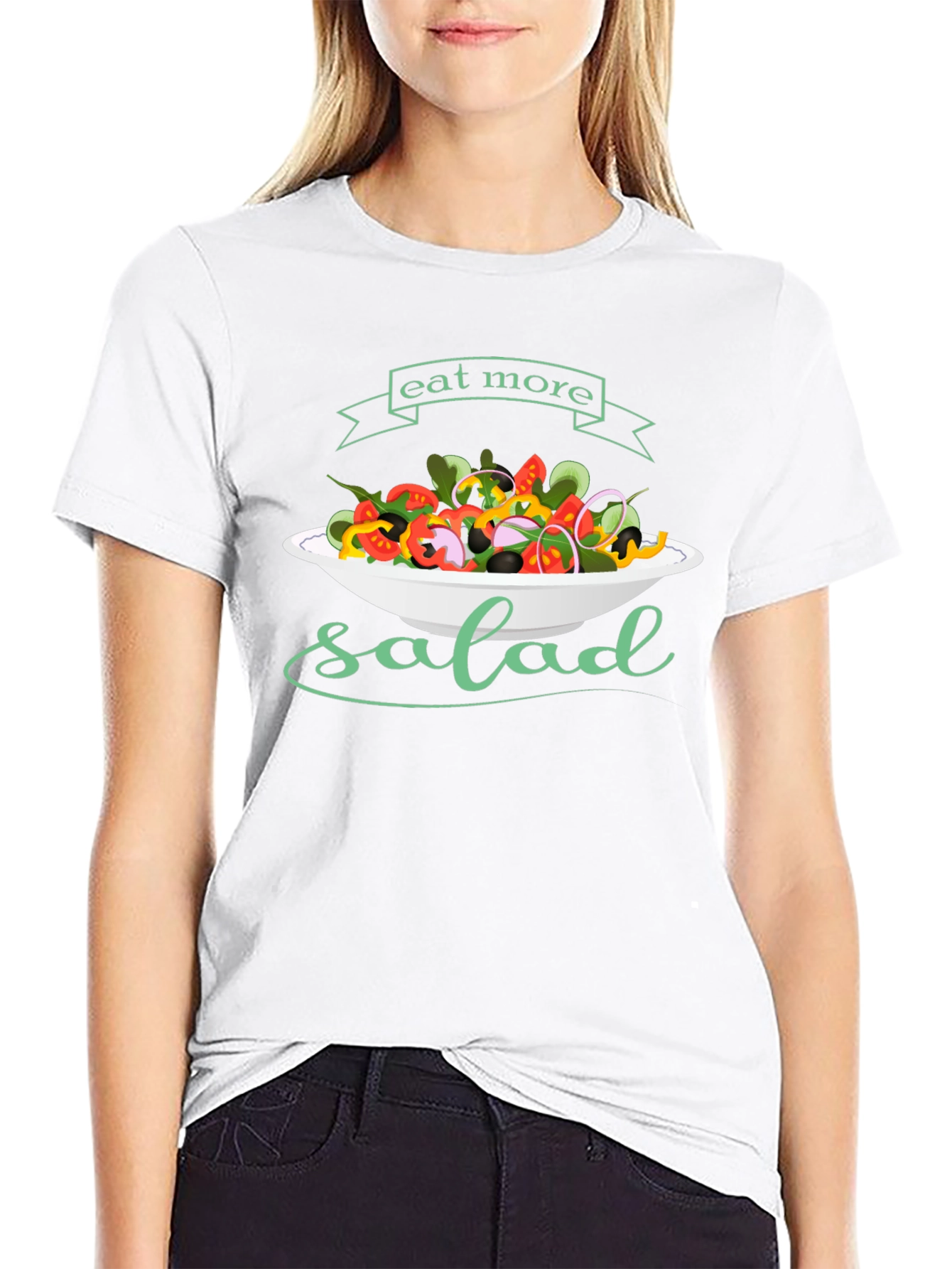 Eat More Salad T-Shirt - Healthy Food Tee