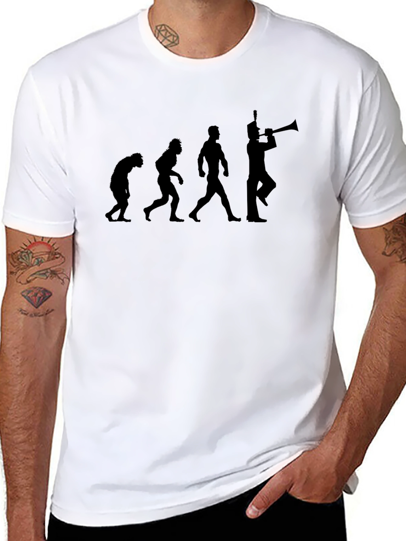 Evolution of Music T-Shirt - Black