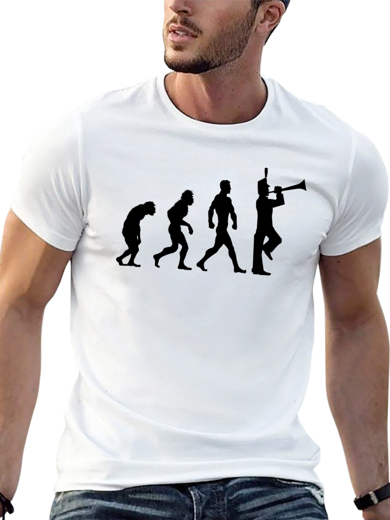 Evolution of Music T-Shirt - Black